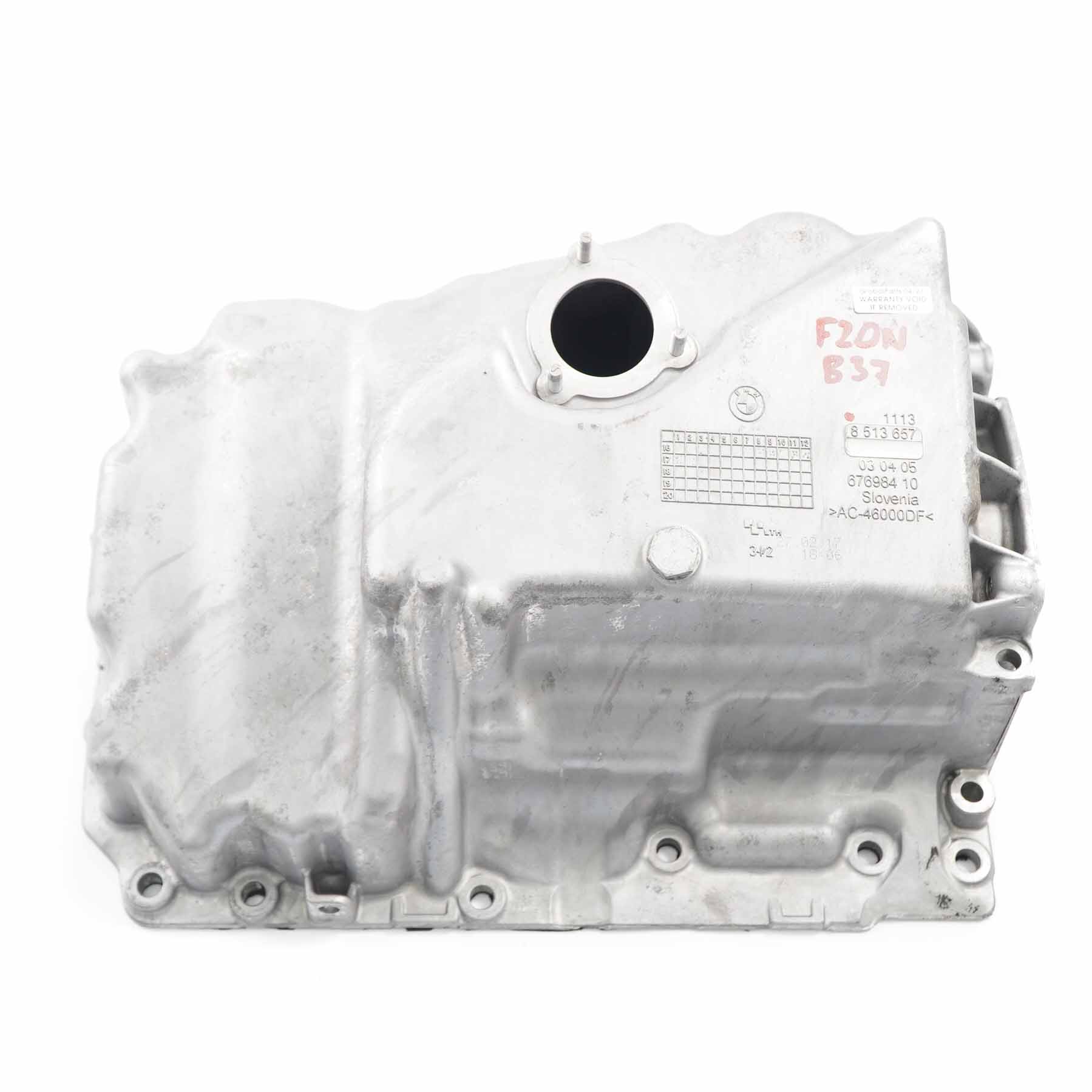 Oil Pan BMW F20 F21 LCI 114d 116d B37 Engine Fluid Sump 8513657