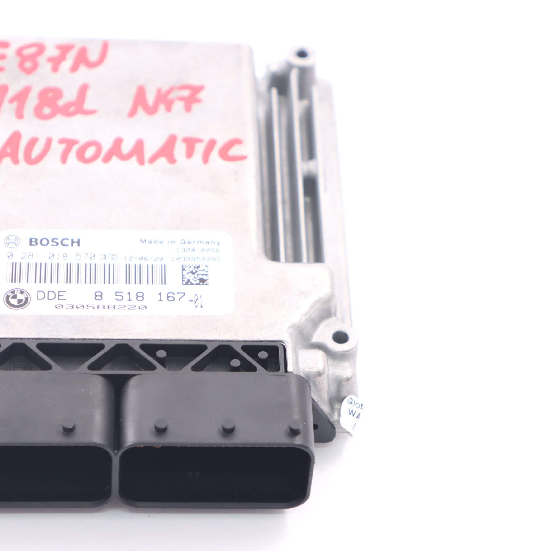 BMW E81 E87 E90 LCI 118d 318d N47 ECU Motorsteuerungssatz DDE 8518167 Automatik