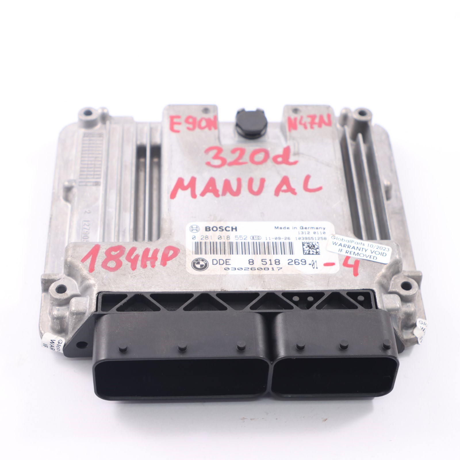 BMW E90 LCI N47N 320d 184PS Motorsteuerung ECU Kit DDE 8518269 CAS3 Schlüssel