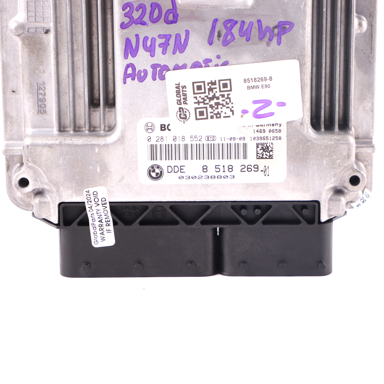 BMW E90 E91 LCI N47N 320d 184HP ECU Motorsteuergerät DDE 8518269 Automatik