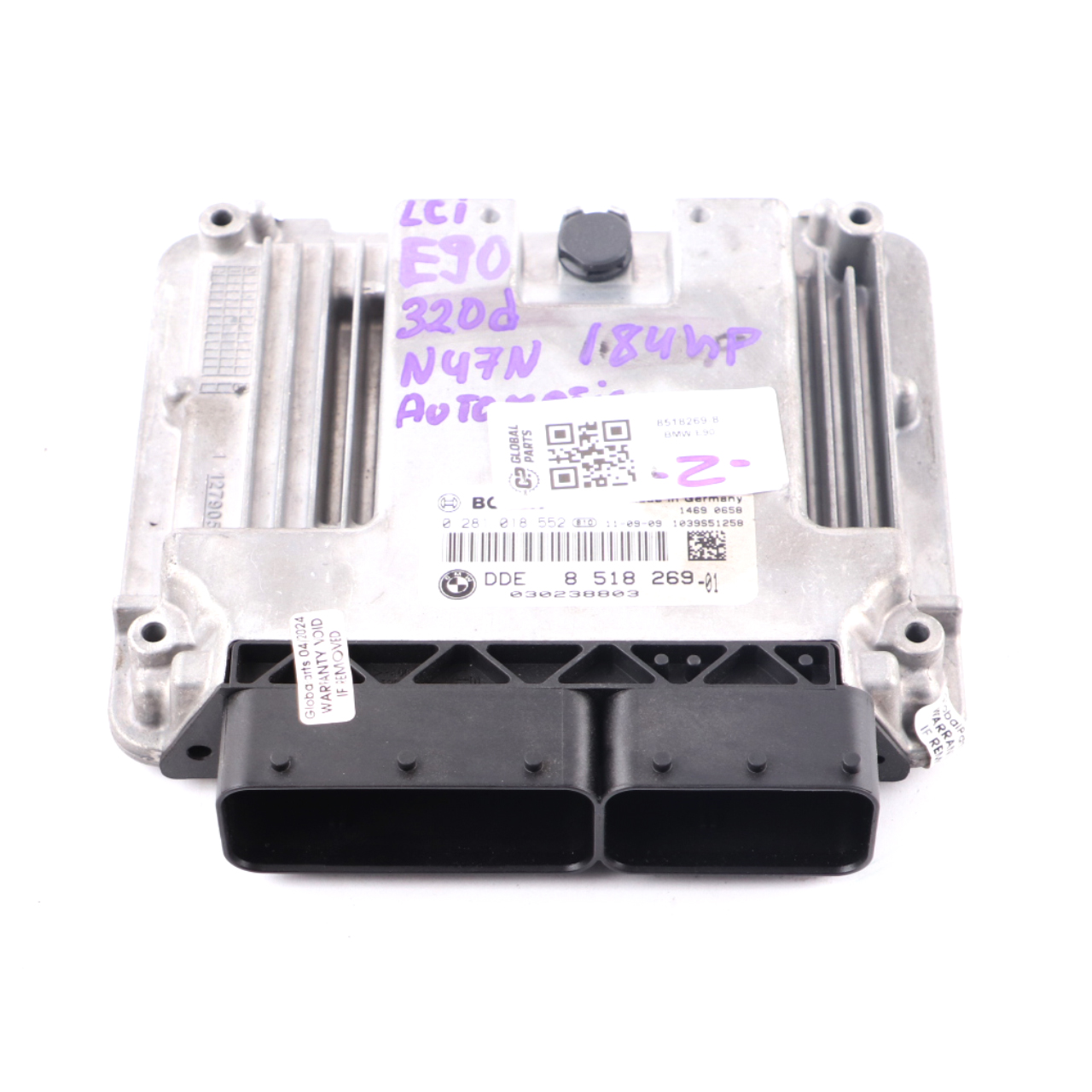 BMW E90 E91 LCI N47N 320d 184HP ECU Motorsteuergerät DDE 8518269 Automatik