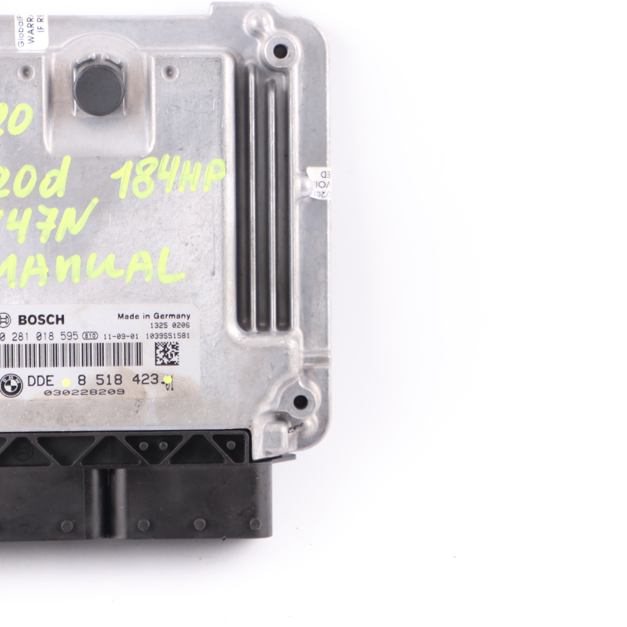 BMW F10 F20 F30 520d 120d 320d N47N 184HP Motoreinheit ECU DDE 8518423 Handbuch