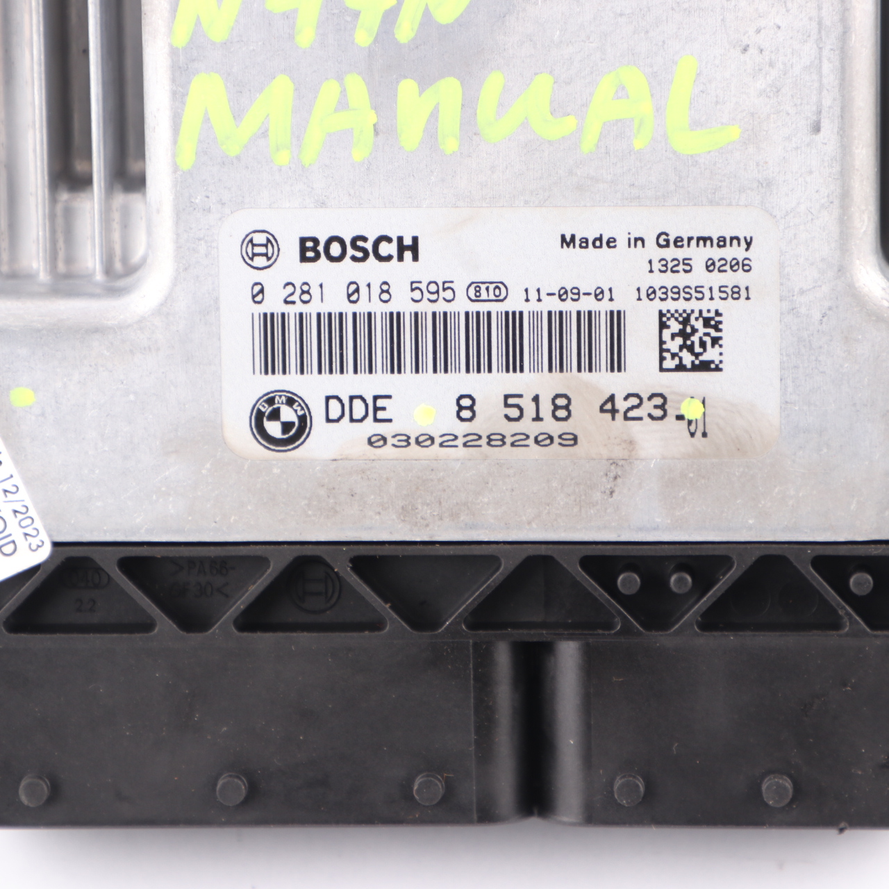 BMW F10 F20 F30 520d 120d 320d N47N 184HP Motoreinheit ECU DDE 8518423 Handbuch