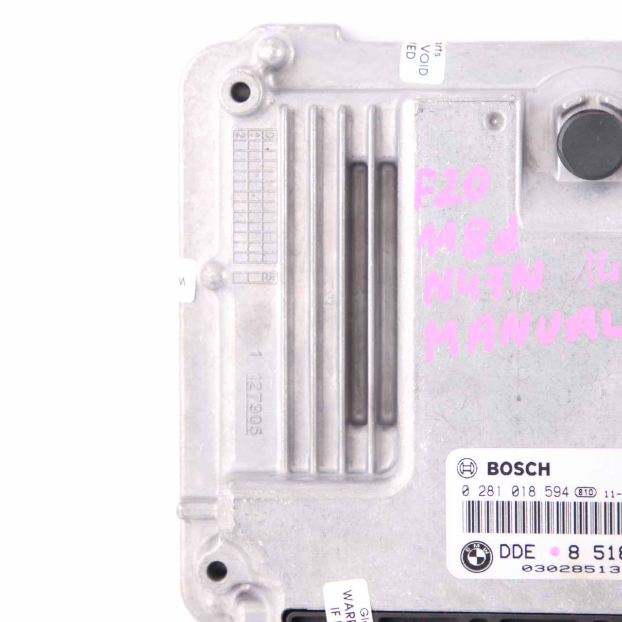 BMW F20 F30 118d 318d N47N 143HP Steuergerät ECU DDE 8518424 Schaltgetriebe