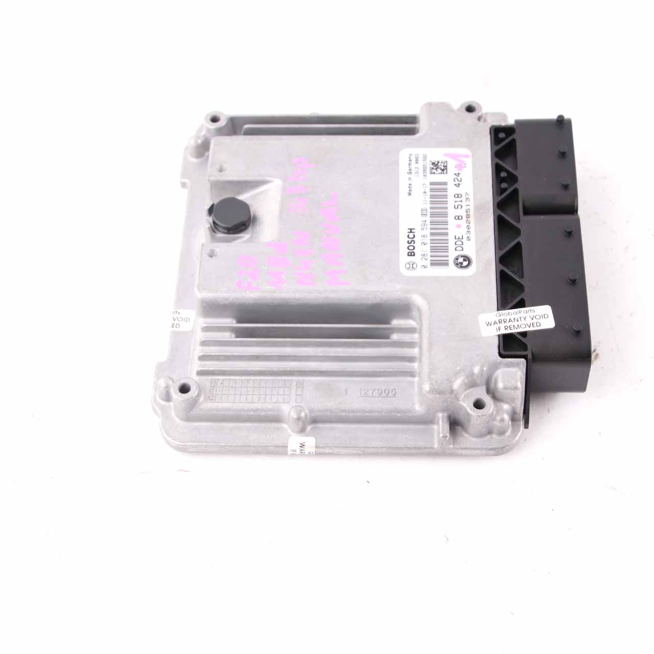 BMW F20 F30 118d 318d N47N 143HP Steuergerät ECU DDE 8518424 Schaltgetriebe