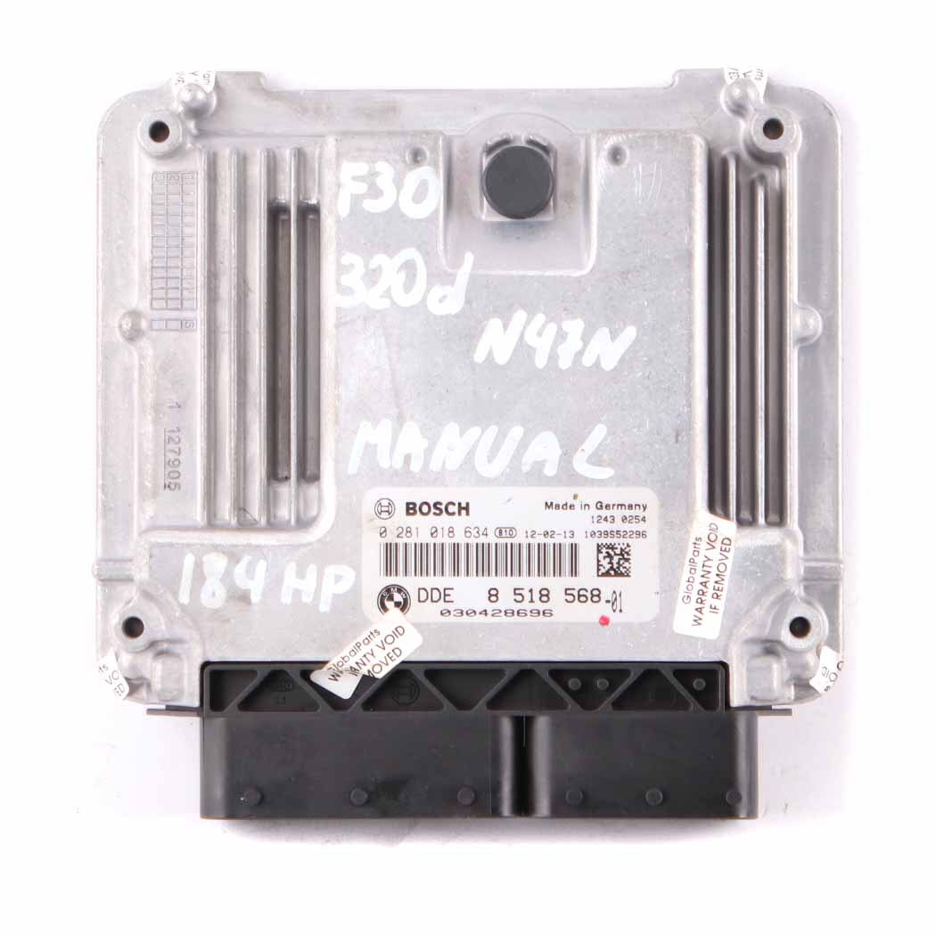 BMW F20 F30 F32 120d 320d 420d Diesel N47N 184PS Motorsteuerung ECU DDE 8518568