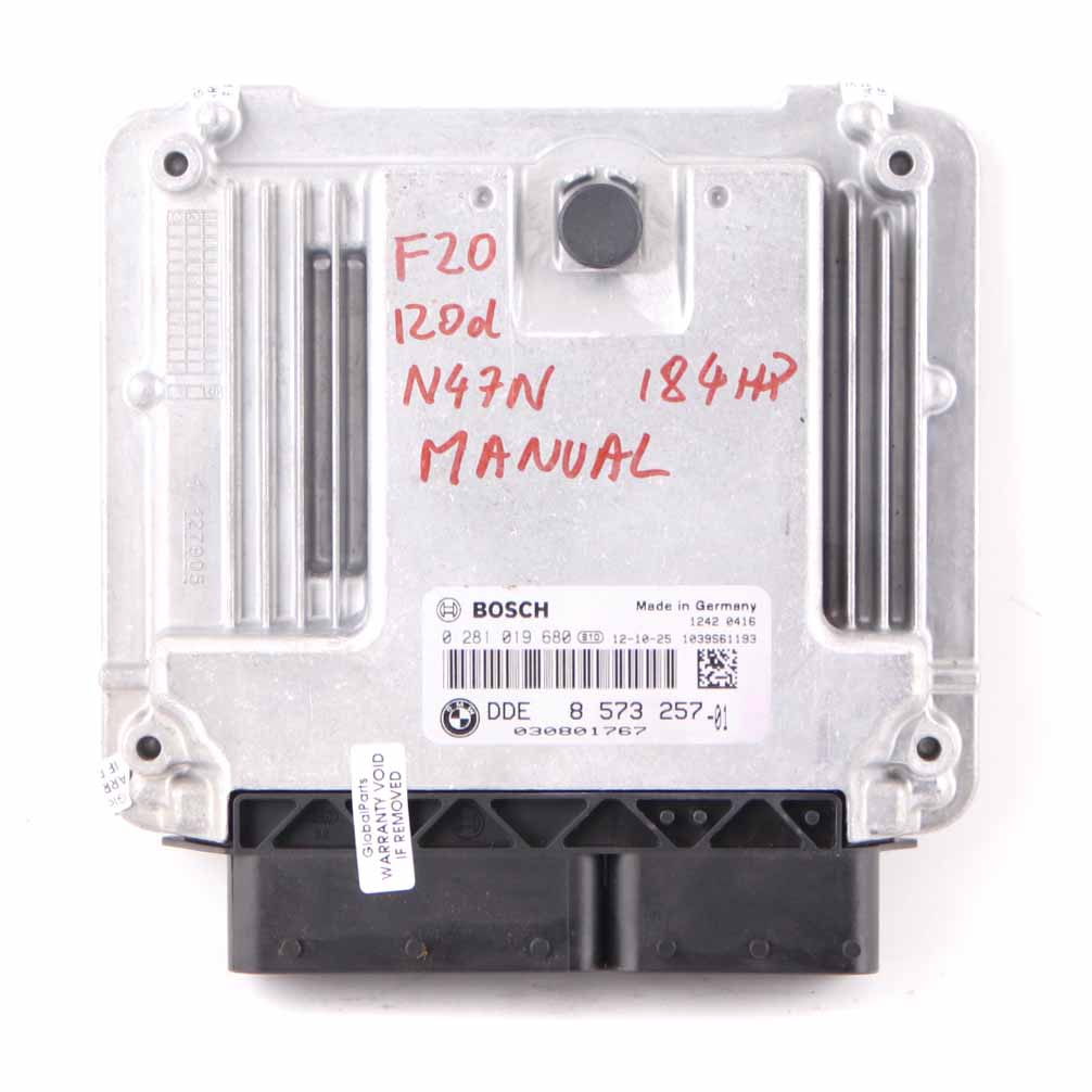 BMW F20 F30 F32 120d 320d 420d Diesel N47N 184PS Motormodul ECU DDE 8573257