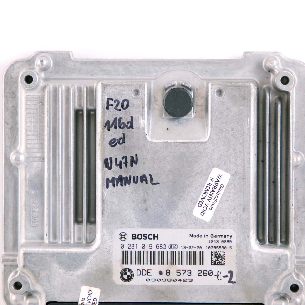 BMW F20 F21 116d ed Diesel N47N 116HP Motorsteuergerät ECU DDE 8573260 