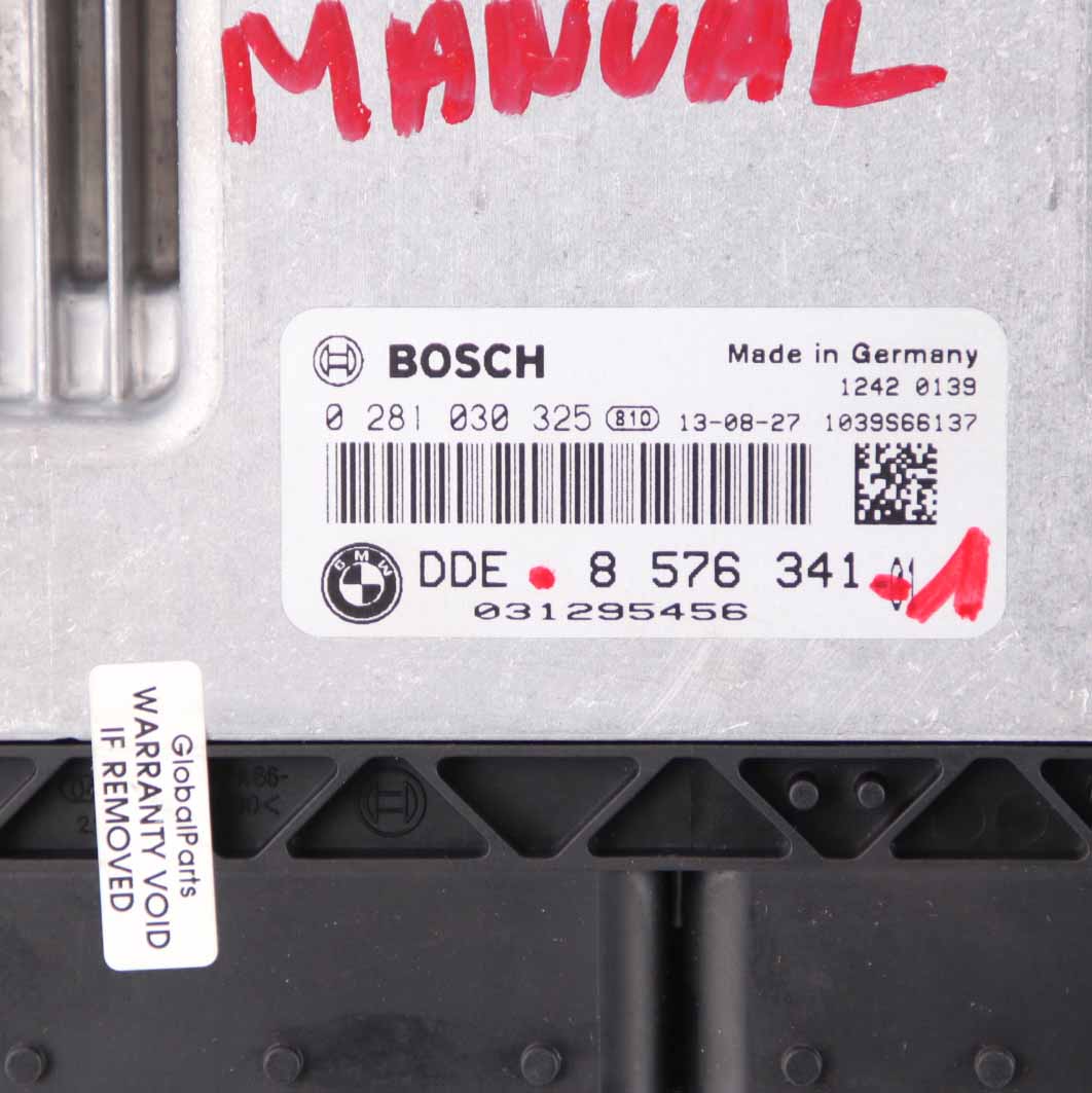 BMW F20 F21 F30 F31 118d 318d 143HP N47N Engine Control ECU DDE 8576341 Manual