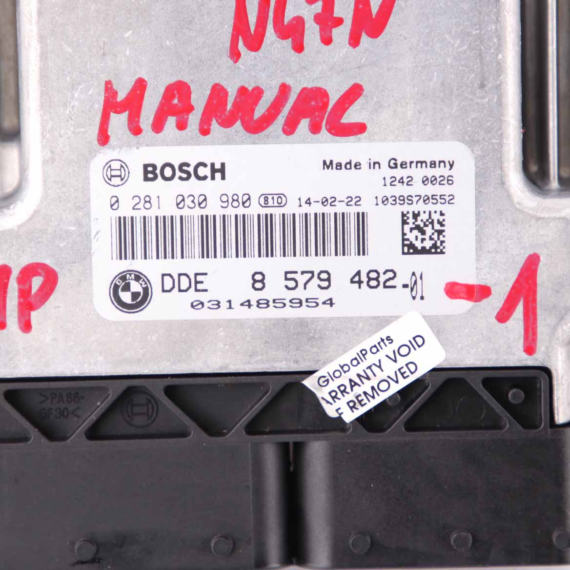 BMW F20 F21 116d ed Diesel N47N 116HP Motorsteuergerät ECU DDE 8579482  