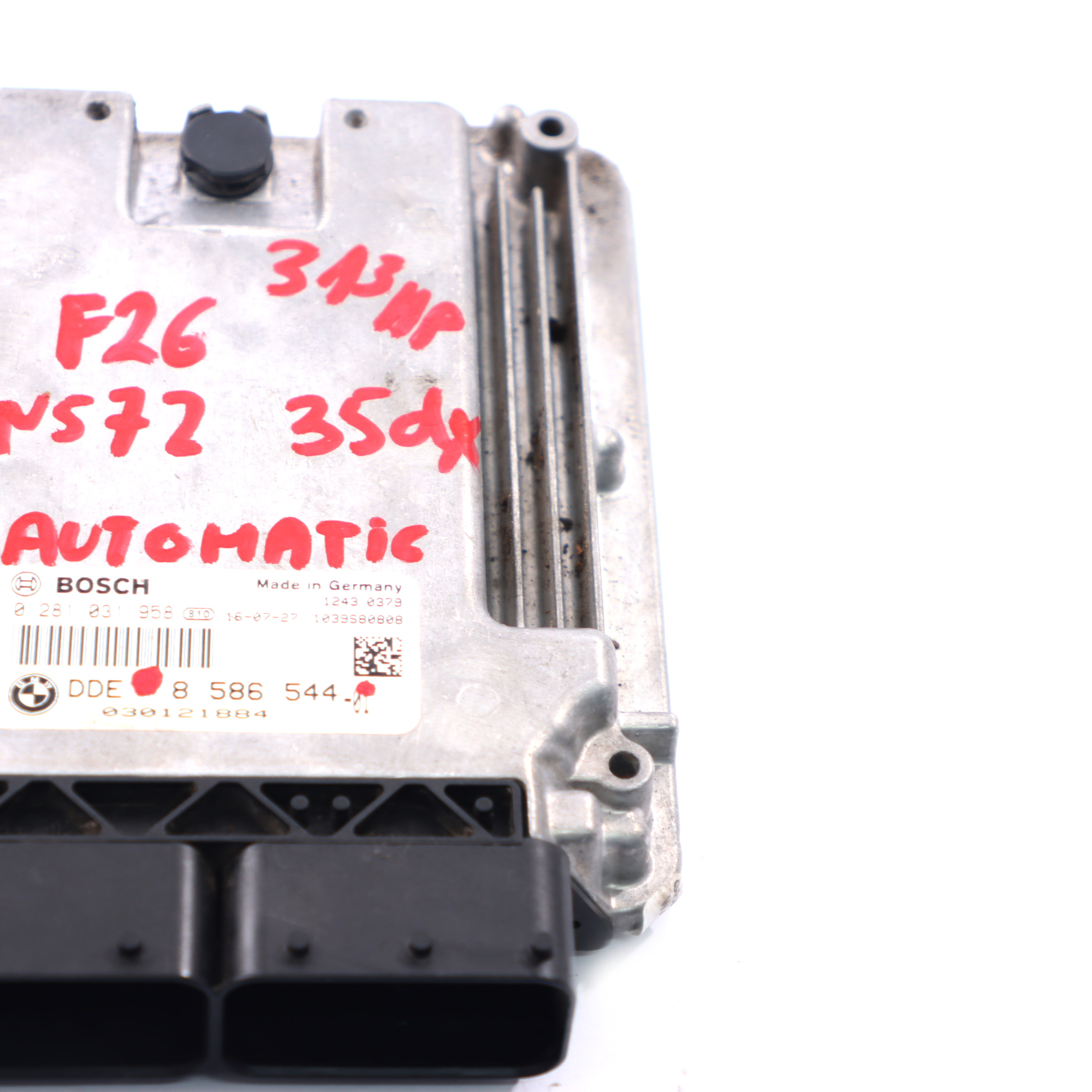 BMW F25 F26 35dX N57Z 313PS Diesel Steuergerät Modul ECU DME 8586536 Automatik