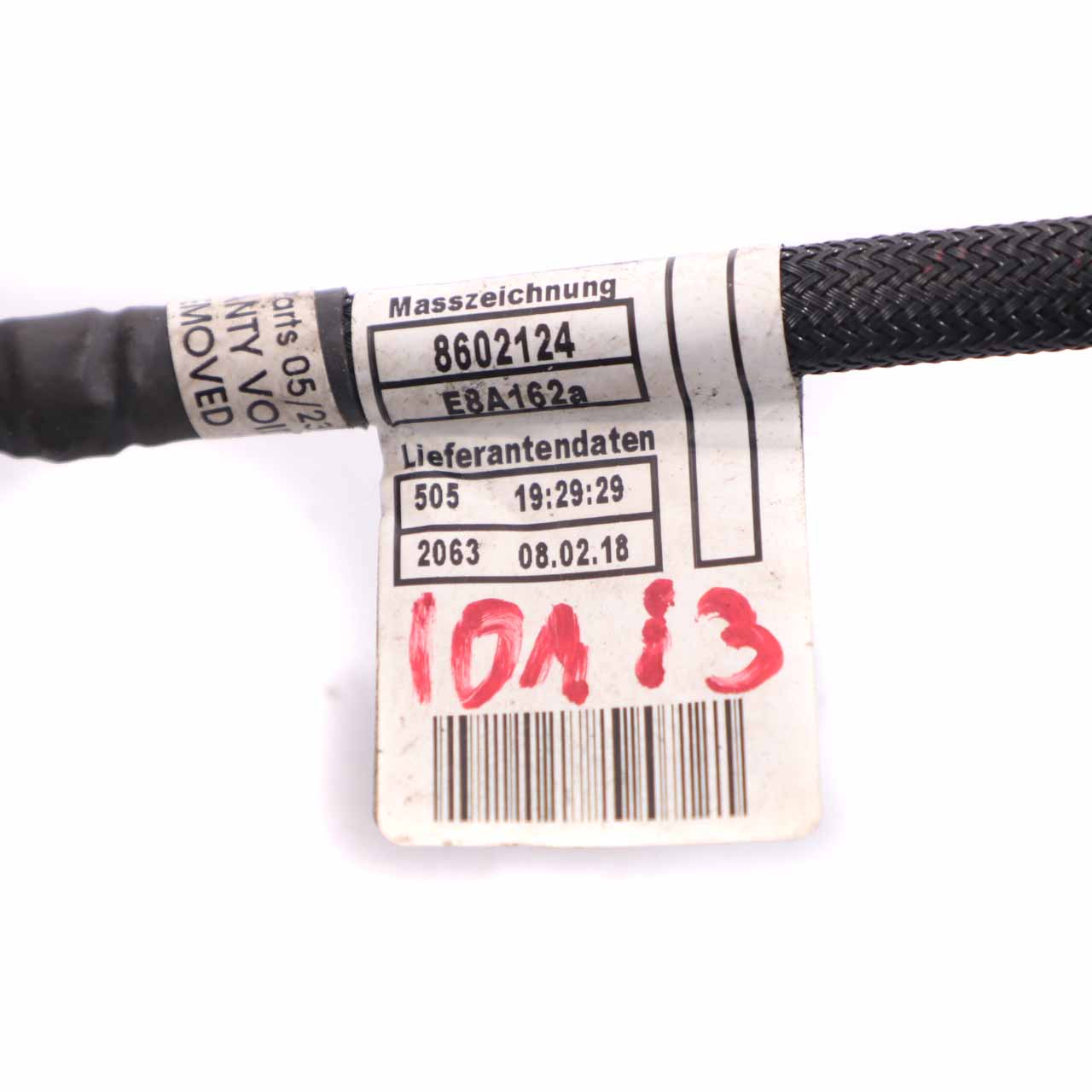 BMW i3 I01 Hybrid Electric Earth Ground Cable Line Strap Battery Lead 8602123