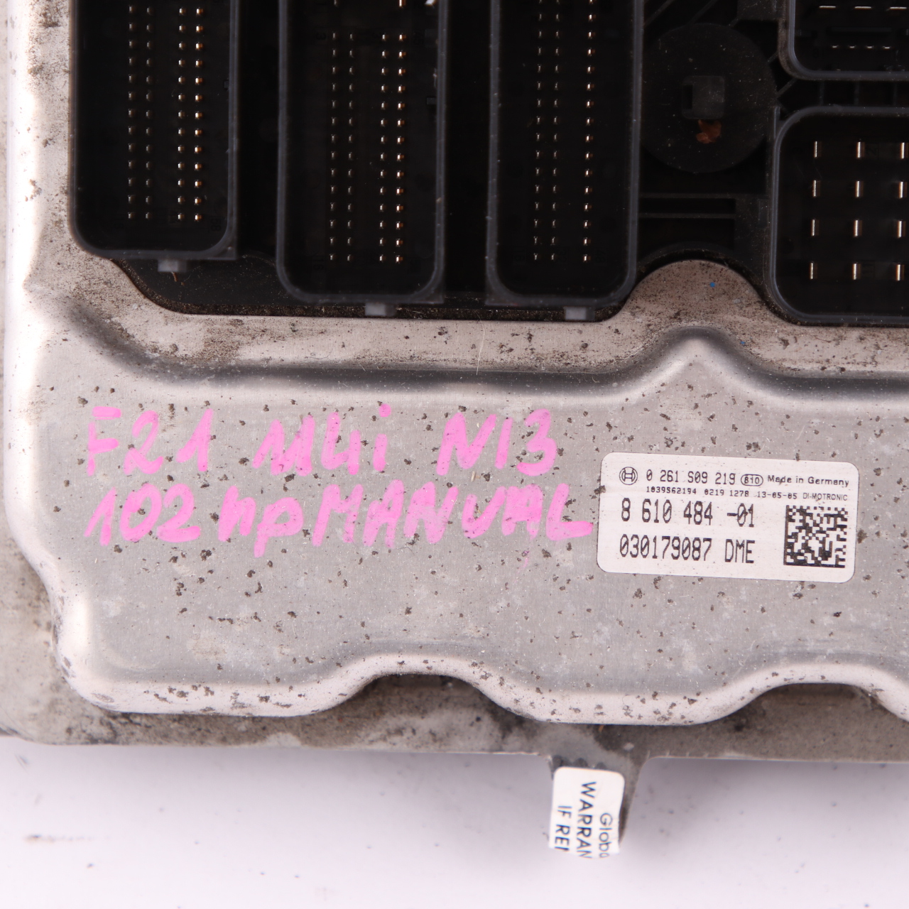 BMW F20 F30 116i 316i N13 136PS Steuergerät ECU Modul DME 8610484 Schaltgetriebe