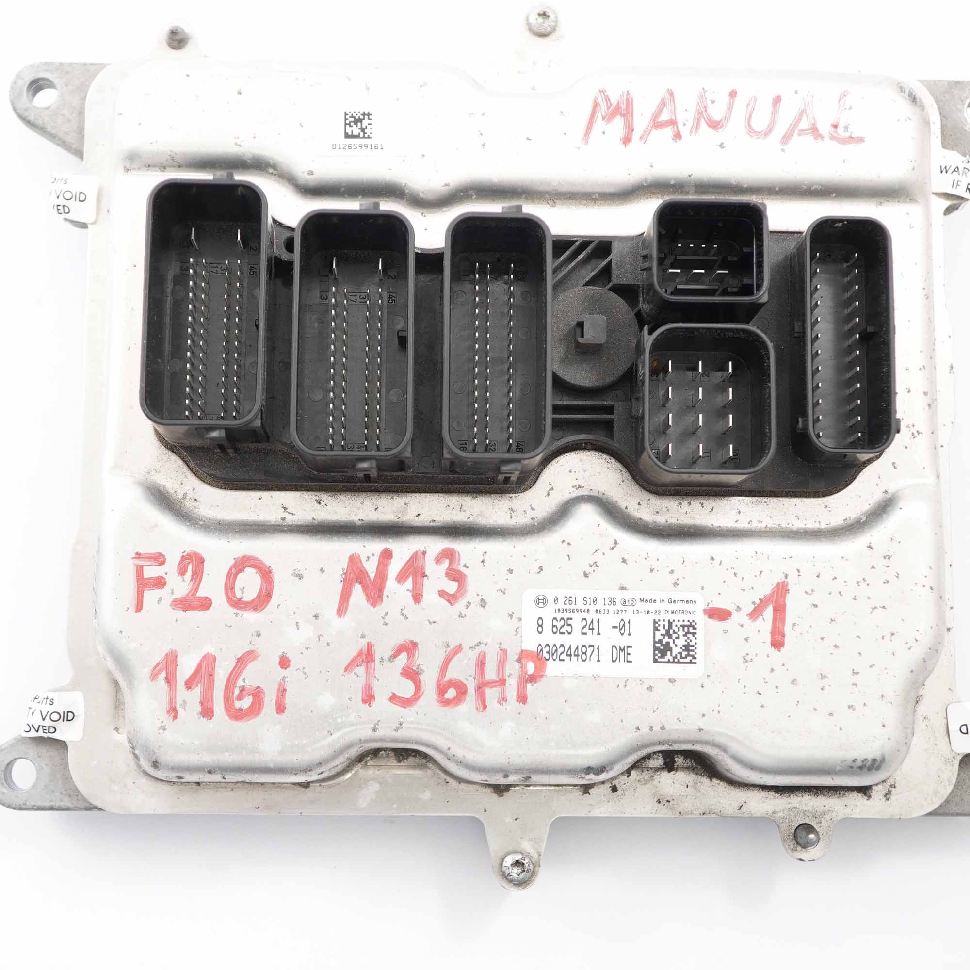 BMW F20 F30 116i 316i N13 136HP Motor ECU KIT DME 8625241 + FEM + Schlüssel 