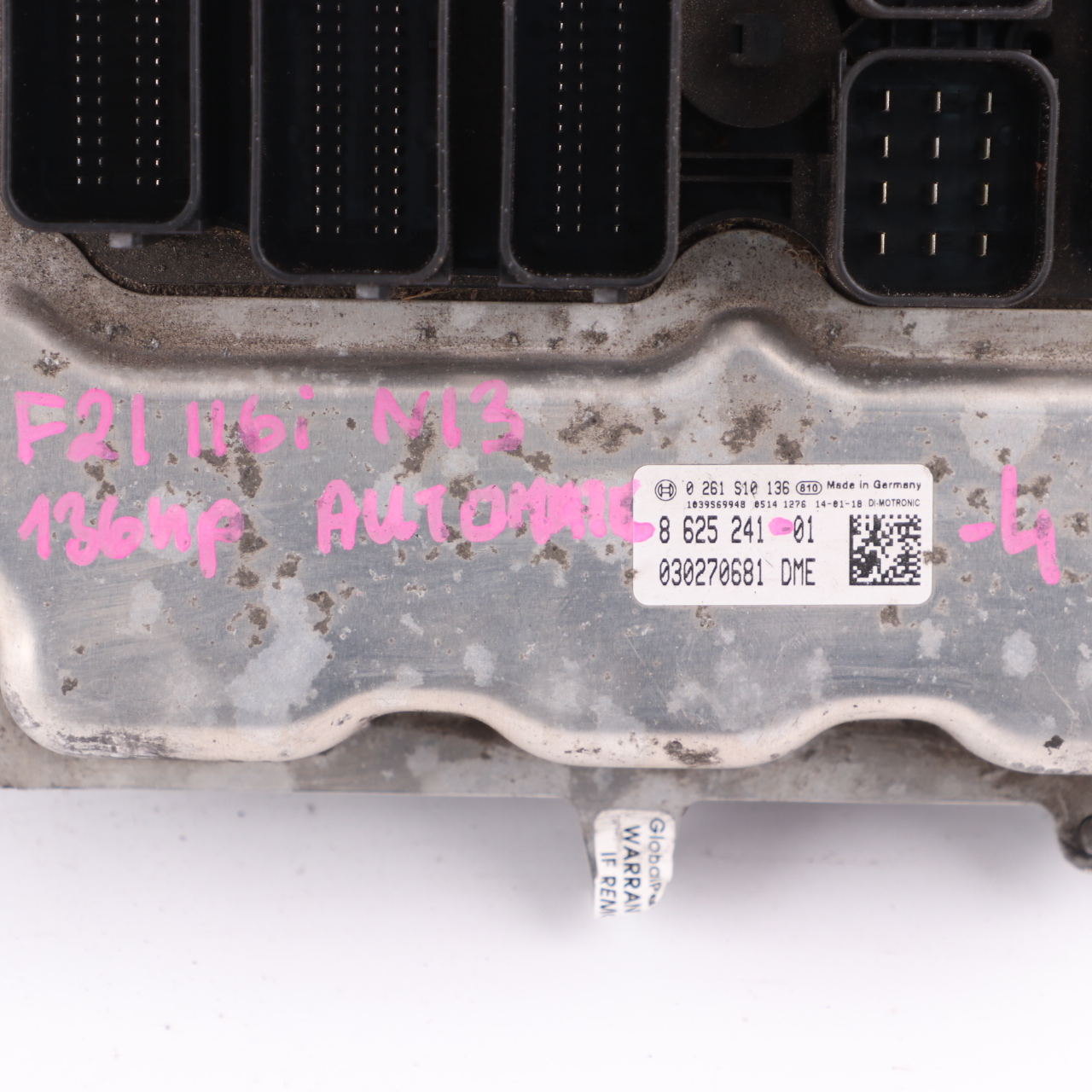 BMW F20 F30 116i 316i N13 136HP Motor ECU DME 8625241 FEM Schlüssel Automatik