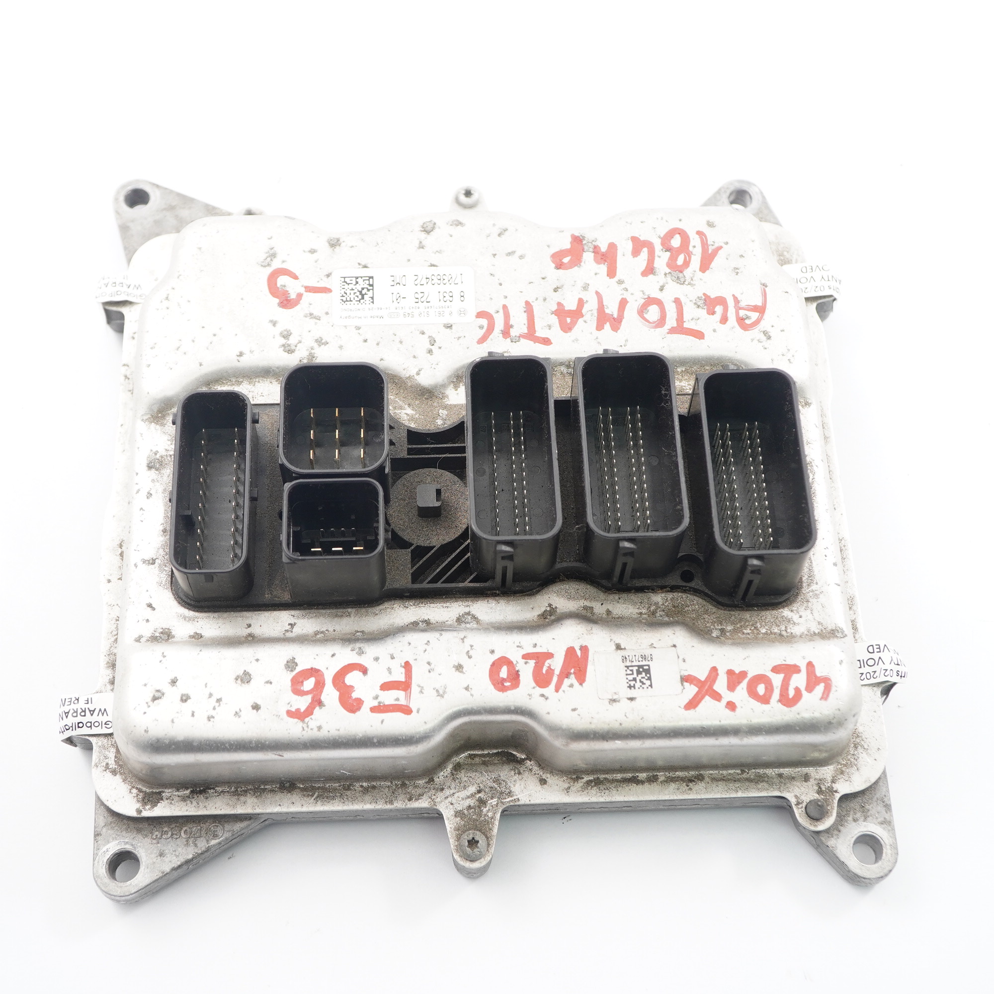 BMW F20 F30 F32 120i 320i 420i N20 184PS Motor einheit ECU DME 8631725 Automatik