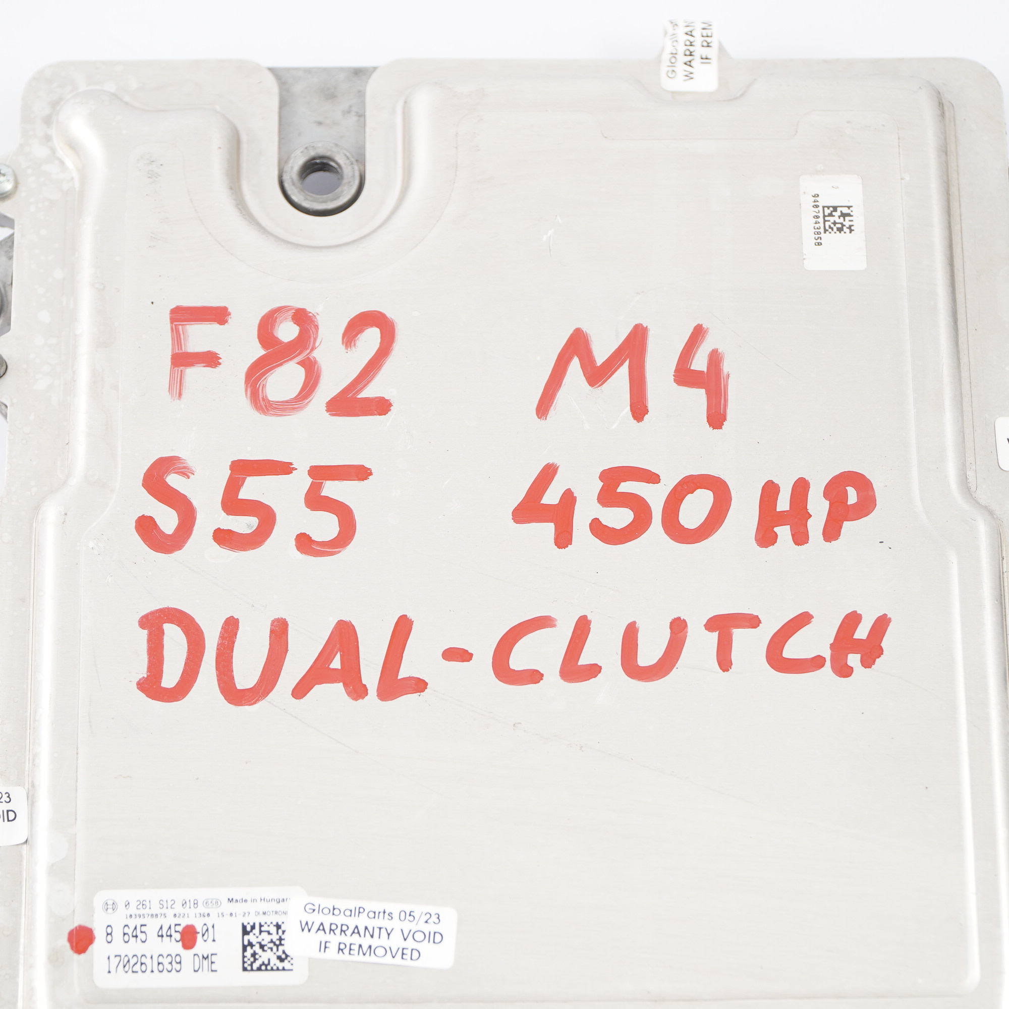 BMW F80 M3 F82 M4 S55 450 PS Motor steuergerät ECU DME 8645445 Doppelkupplung