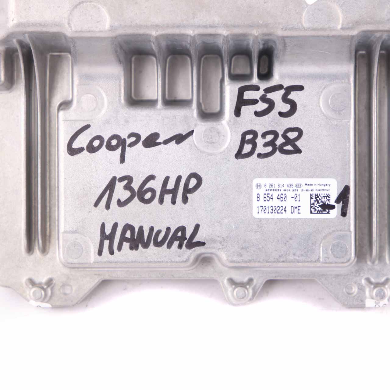 Mini Cooper F54 F55 136HP Petrol B38 Engine Control ECU DME 8654460 Manual