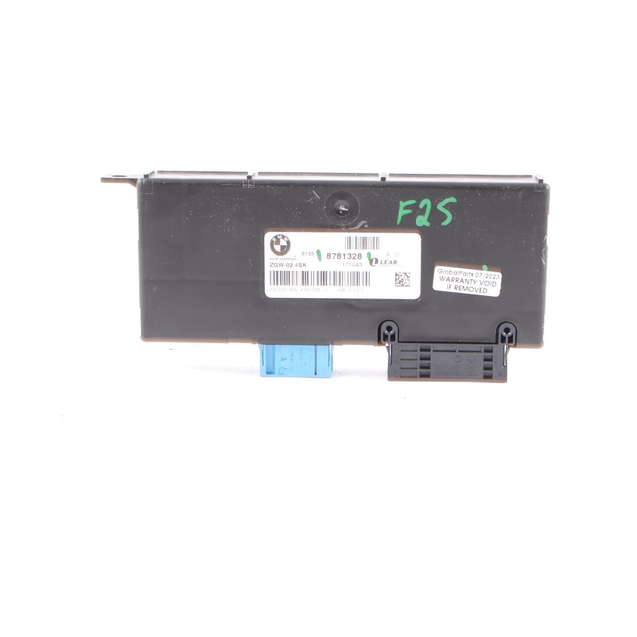 BMW X3 F25 Central Gateway Modul Steuergerät Lear ZGW-02 4SK 8781328