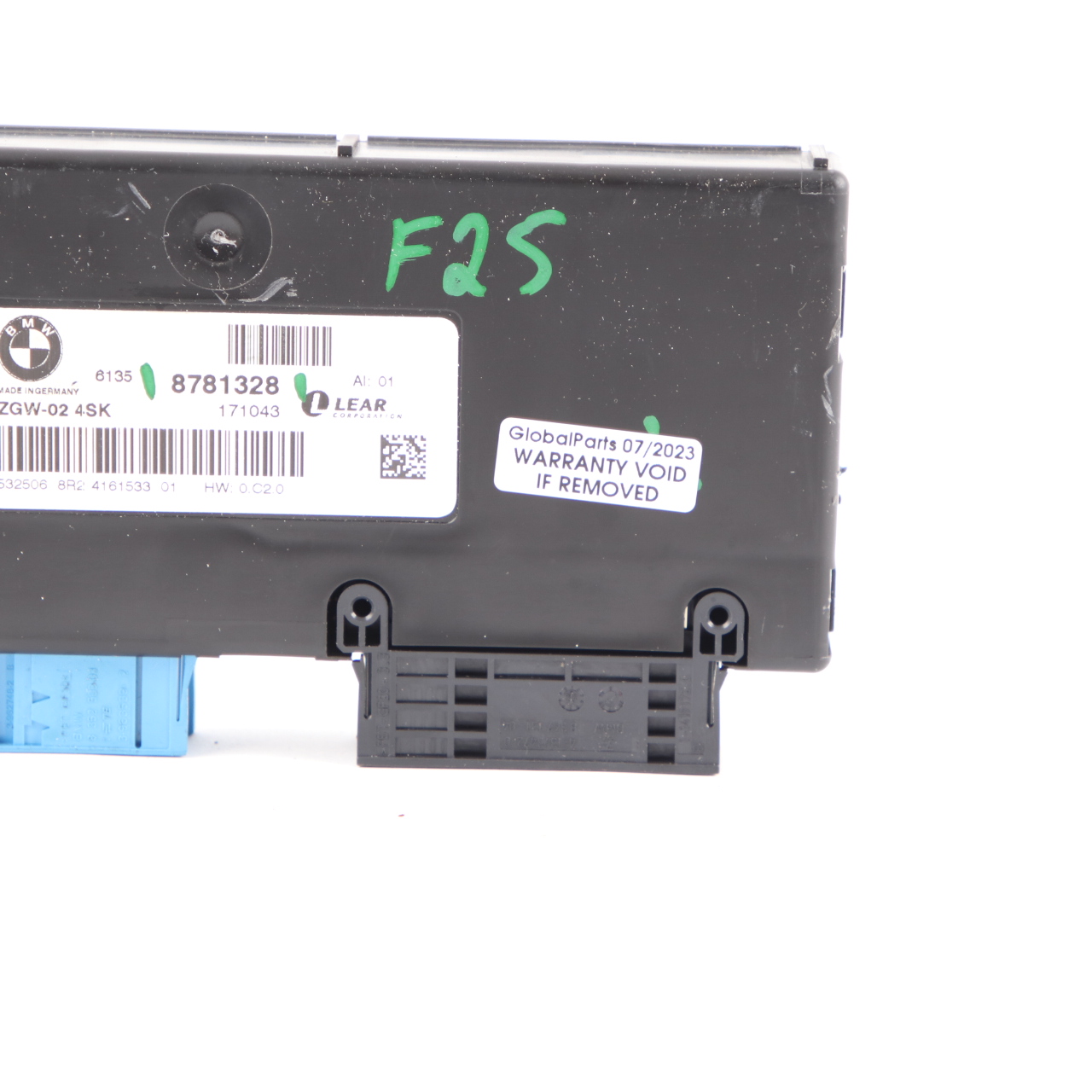 BMW X3 F25 Central Gateway Modul Steuergerät Lear ZGW-02 4SK 8781328