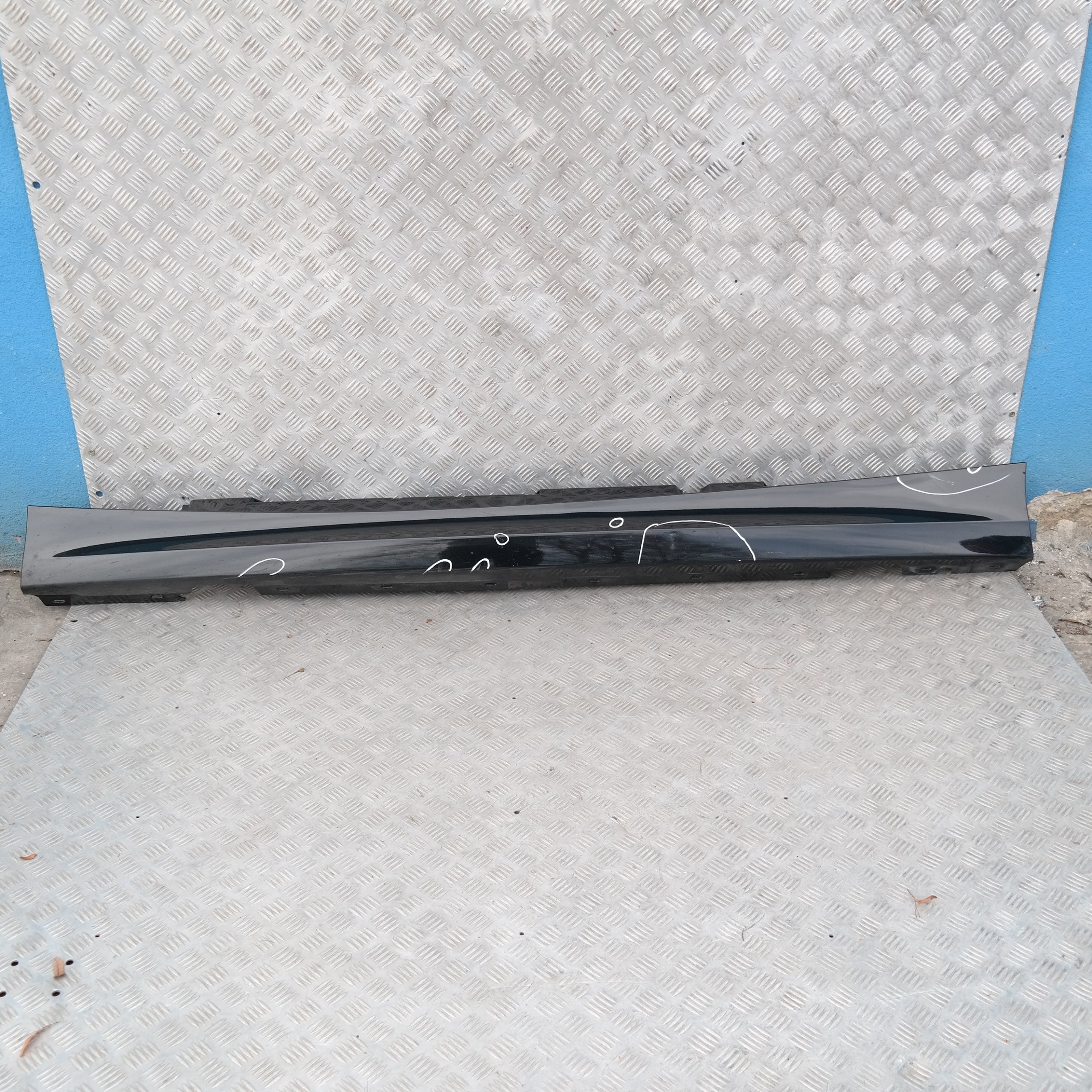 BMW 1 SERIES E87 LCI E87N Sill Strip Side Skirt Left N/S Black Sapphire Metallic