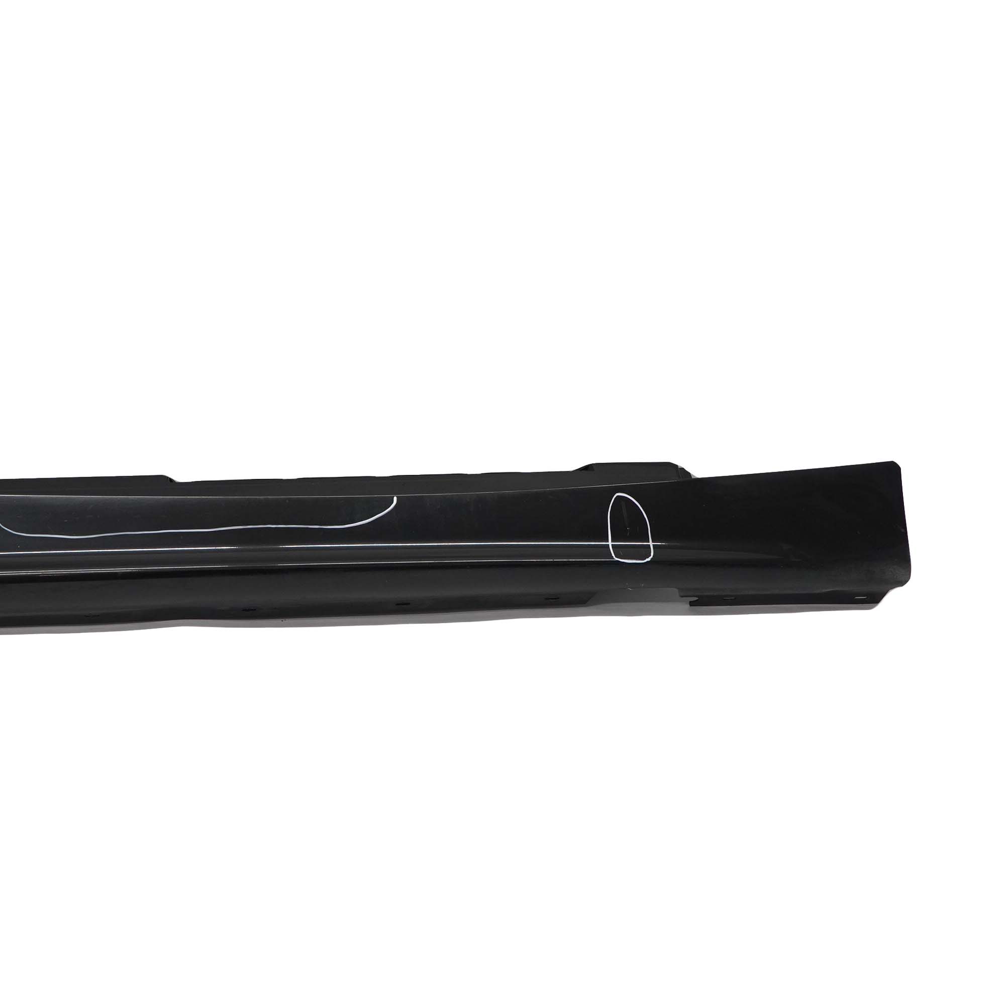 BMW 1 SERIES E87 Sill strip side skirt right O/S Black Sapphire Metallic