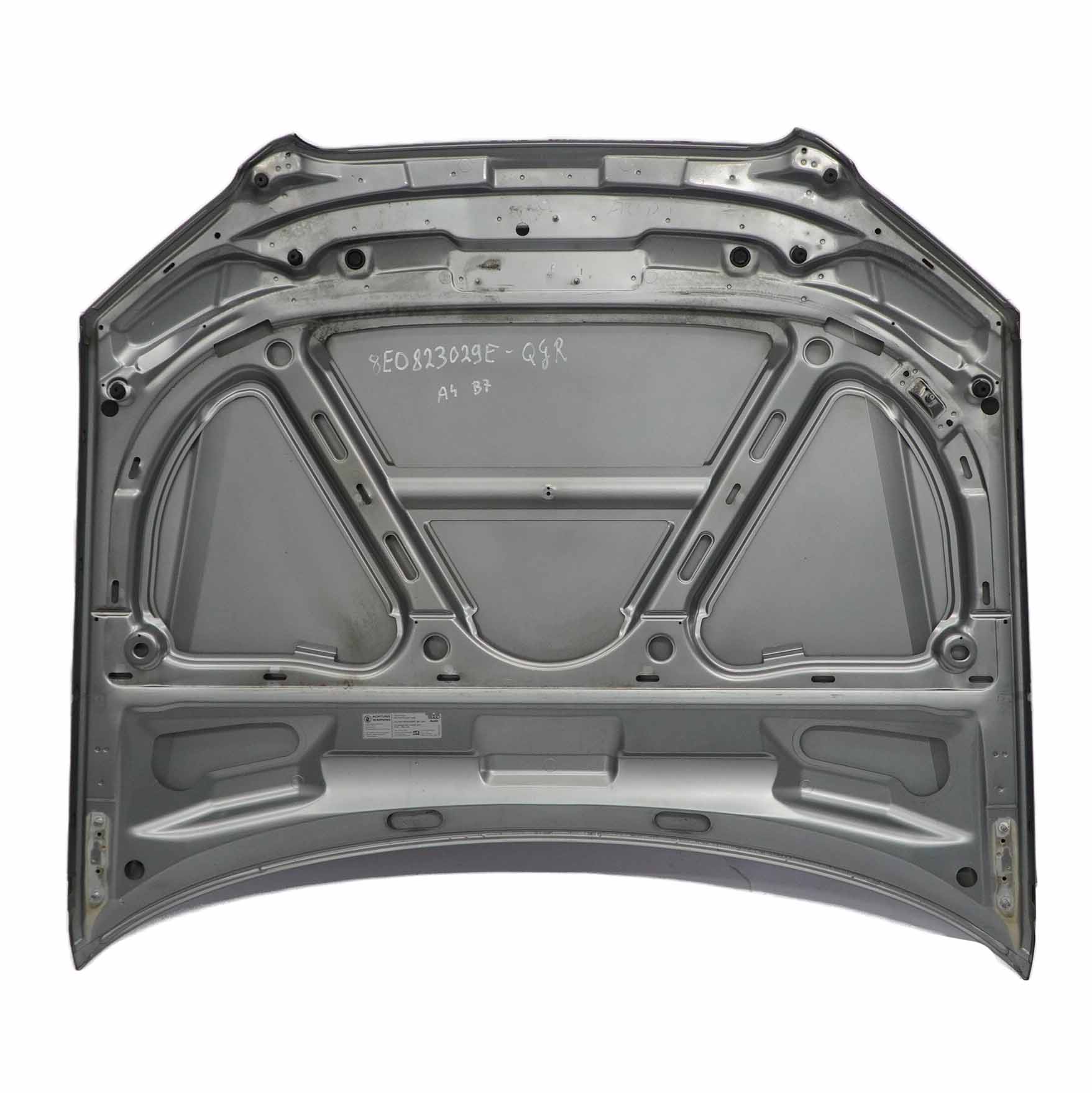 Audi A4 B7 Hood Bonnet Cover Panel Quartz Grey Metallic - LY7G