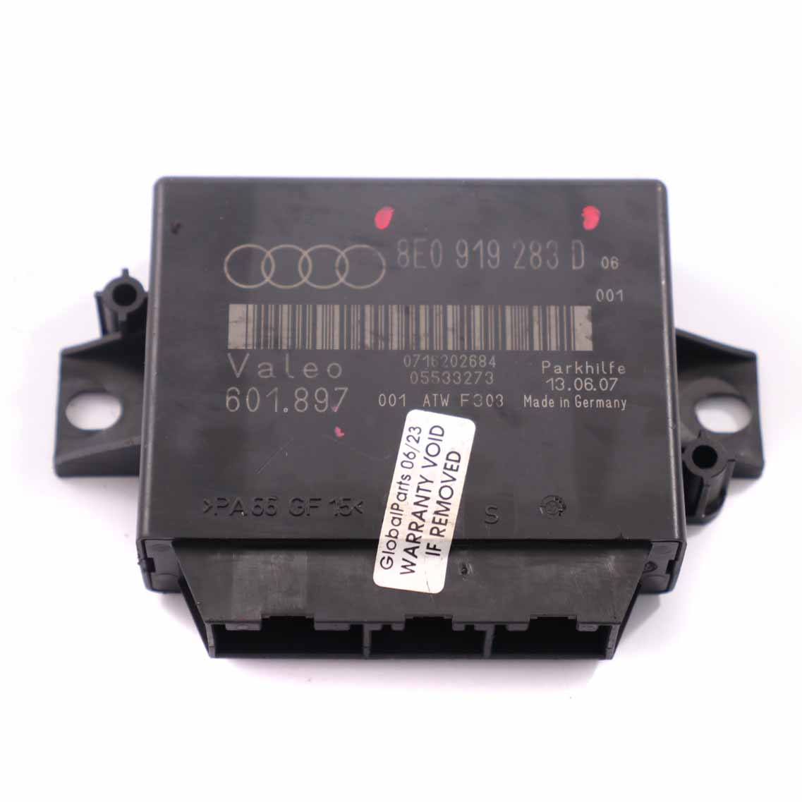 Audi A4 B7 PDC Parkdistanz sensor Steuergerät Modul hinten 8E0919283D