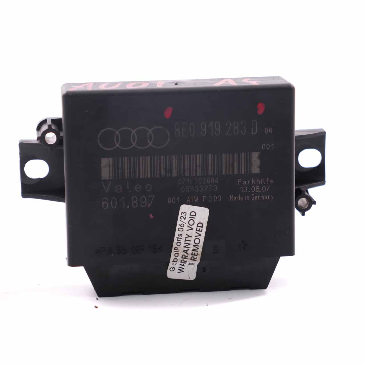 Audi A4 B7 PDC Parkdistanz sensor Steuergerät Modul hinten 8E0919283D