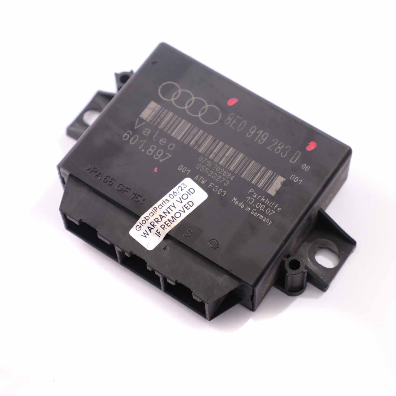 Audi A4 B7 PDC Parkdistanz sensor Steuergerät Modul hinten 8E0919283D