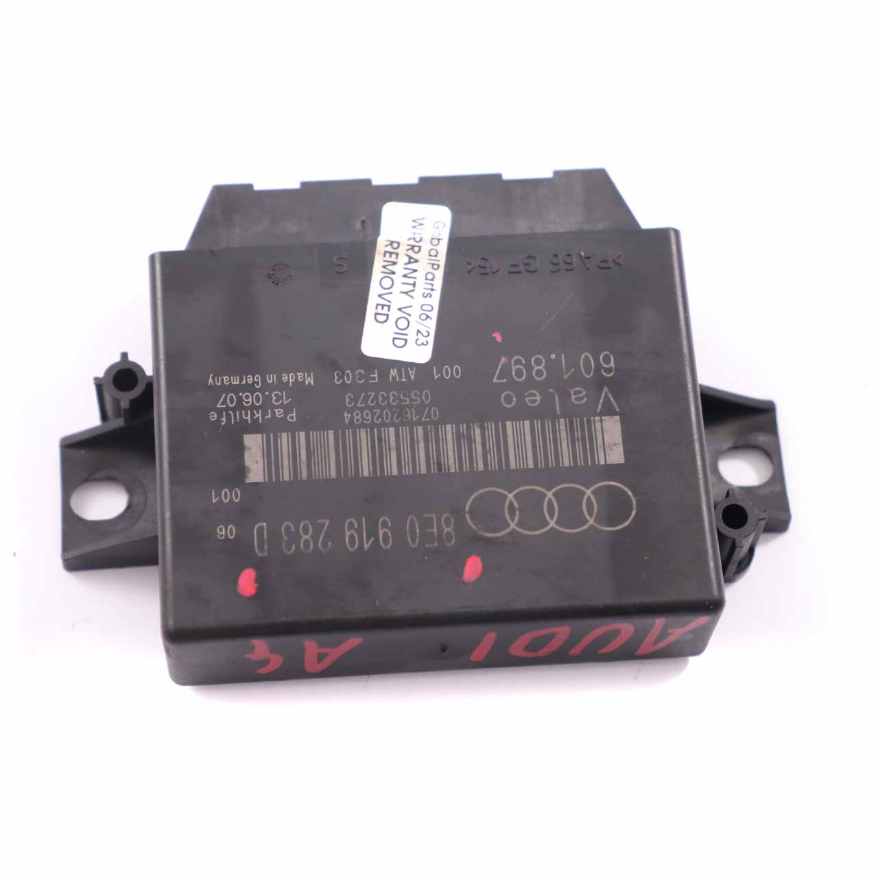 Audi A4 B7 PDC Parkdistanz sensor Steuergerät Modul hinten 8E0919283D