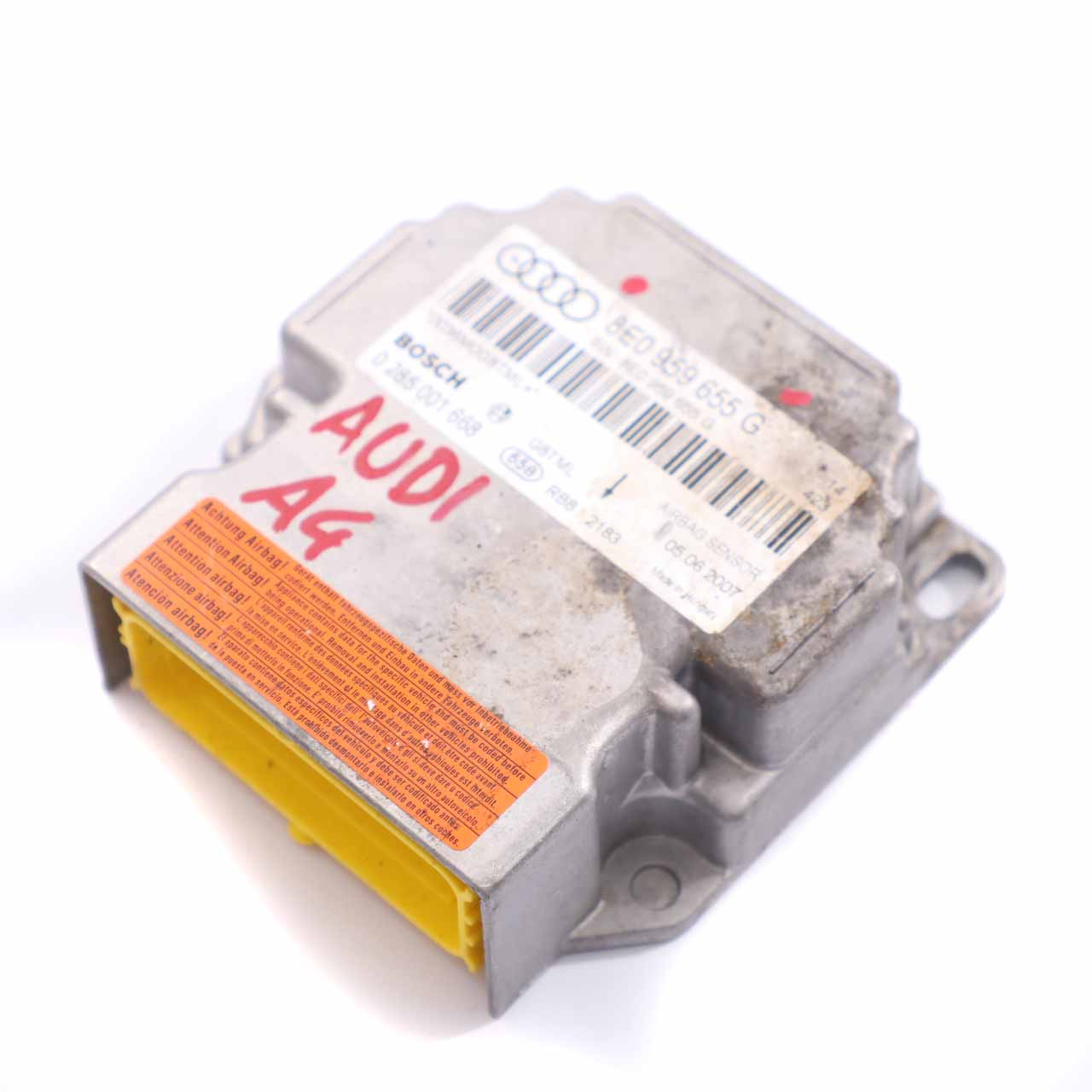 Airbag Module Audi A4 B6 B7 ECU Control Unit Crash Sensor Air Bag 8E0959655G