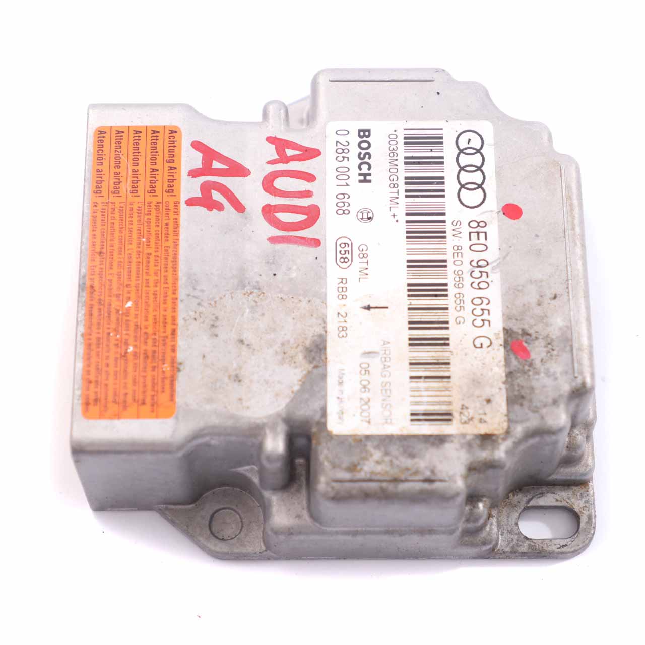 Airbag Module Audi A4 B6 B7 ECU Control Unit Crash Sensor Air Bag 8E0959655G