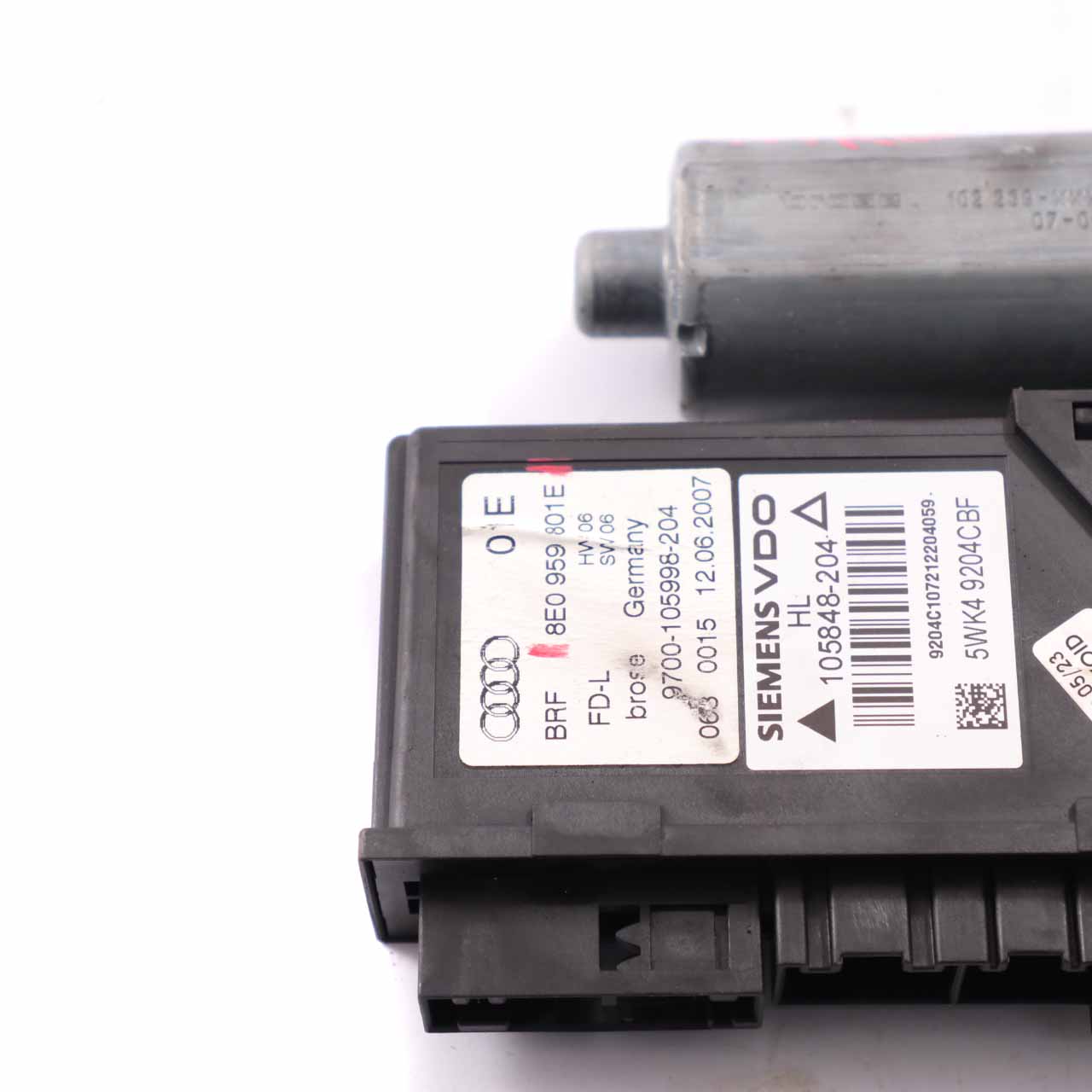 Audi A4 B7 Fensterheber Motor Tür hinten links Regulator Drive 8E0959801E