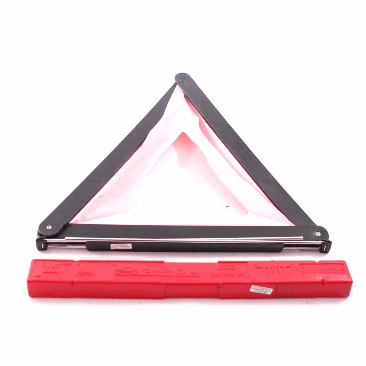 Audi A4 B7 Warning Triangle Safety Hazard Triangle Red Container 8H0860251