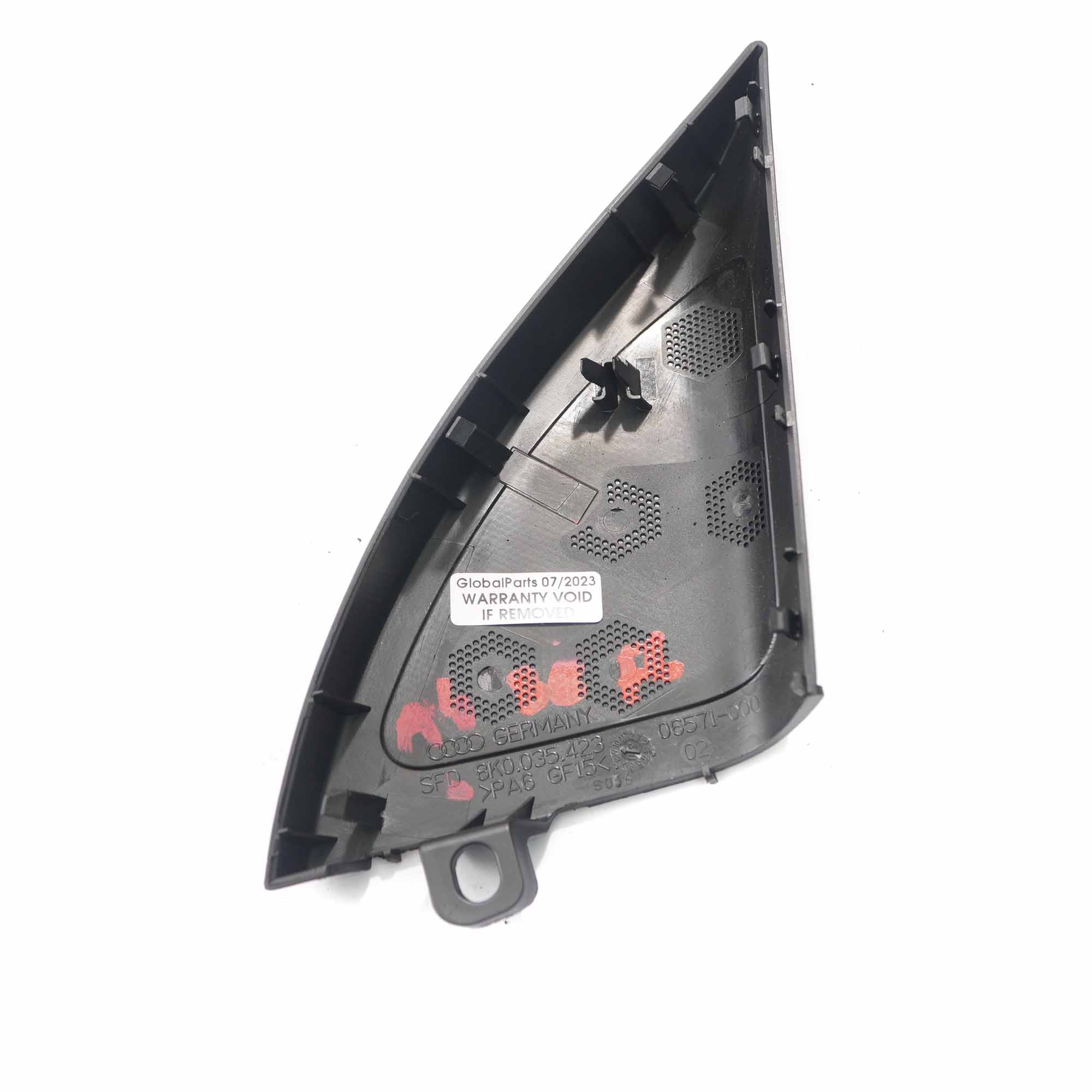 Audi A4 B8 Tweeter Speaker Triangle Cover Trim Front Left N/S 8K0035423