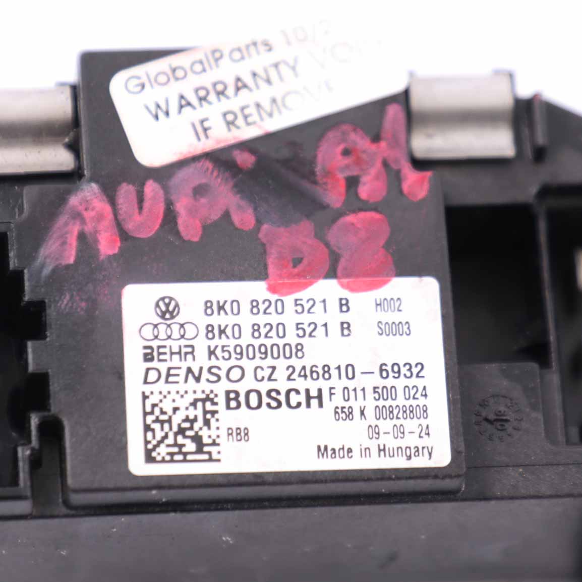 Audi A4 B8 VW Gebläsemotor Heizlüfter Widerstand Regler 8K0820521B