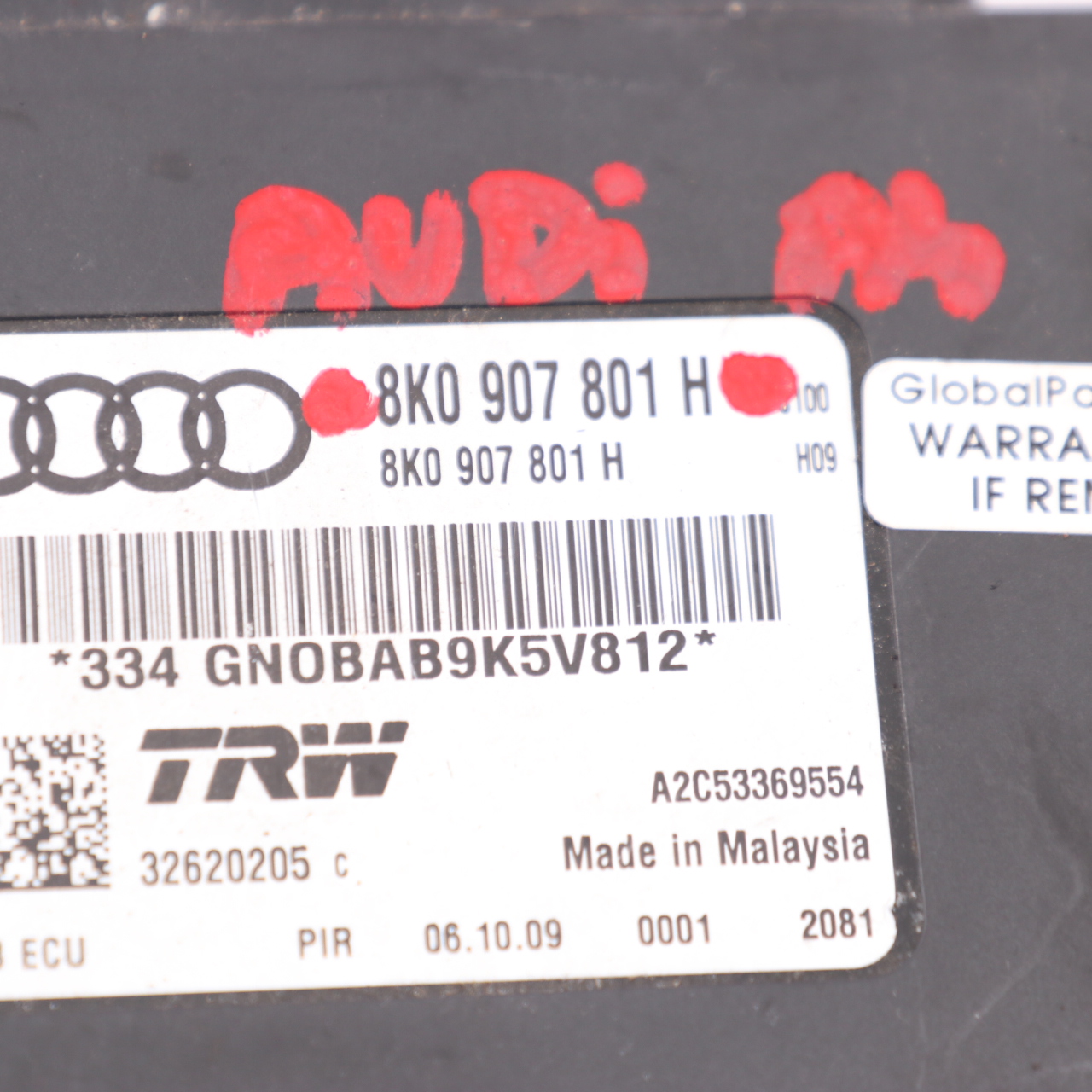 Audi A4 B8 A5 8T Elektrische Parkbremse Steuergerät Modul 8K0907801H