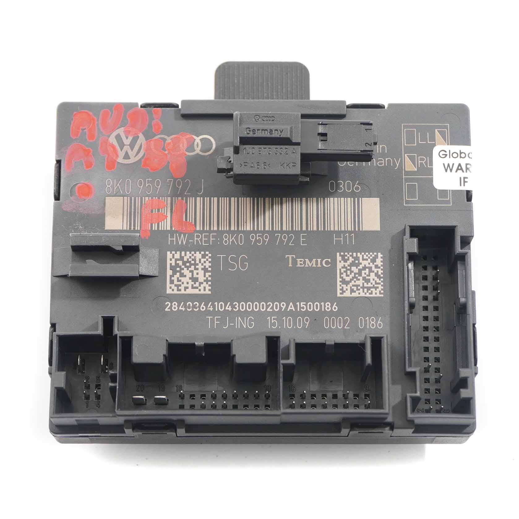 Audi A4 B8 Tür modul vorne links Steuergerät Modul ECU 8K0959792J