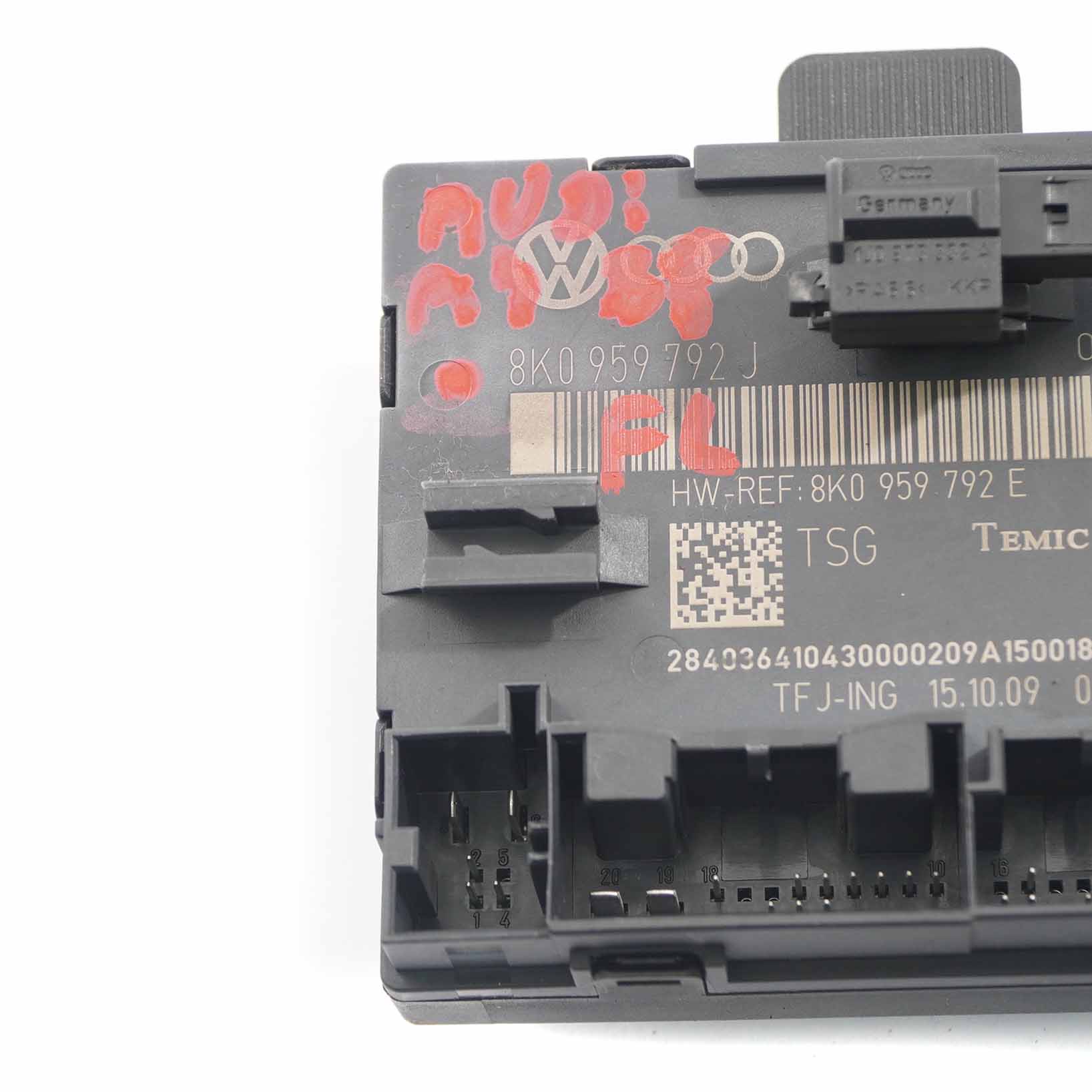 Audi A4 B8 Tür modul vorne links Steuergerät Modul ECU 8K0959792J