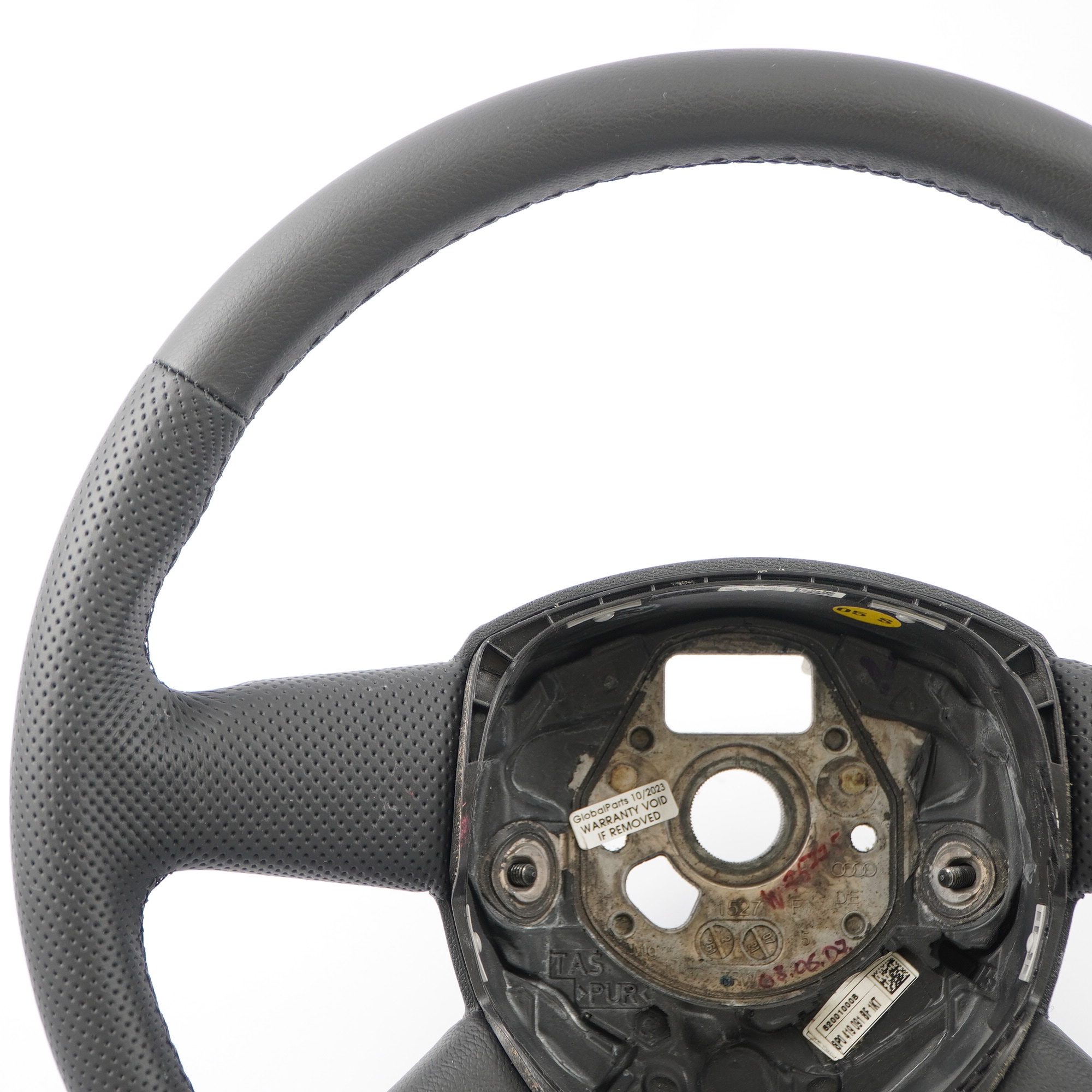 Audi A4 B7 NEW Black Leather Steering Wheel 8P0419091BF