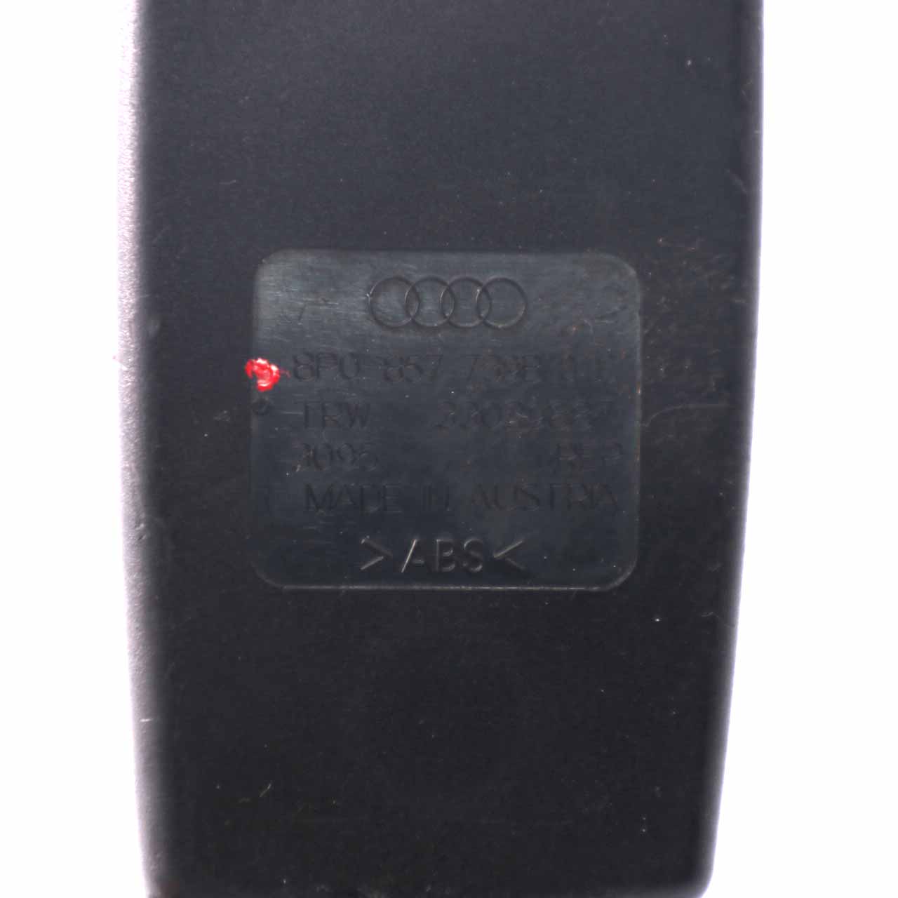 Audi A3 8P Sitzschnalle Mitte Doppelschloss Gurtschnalle Rückbank 8P0857739B