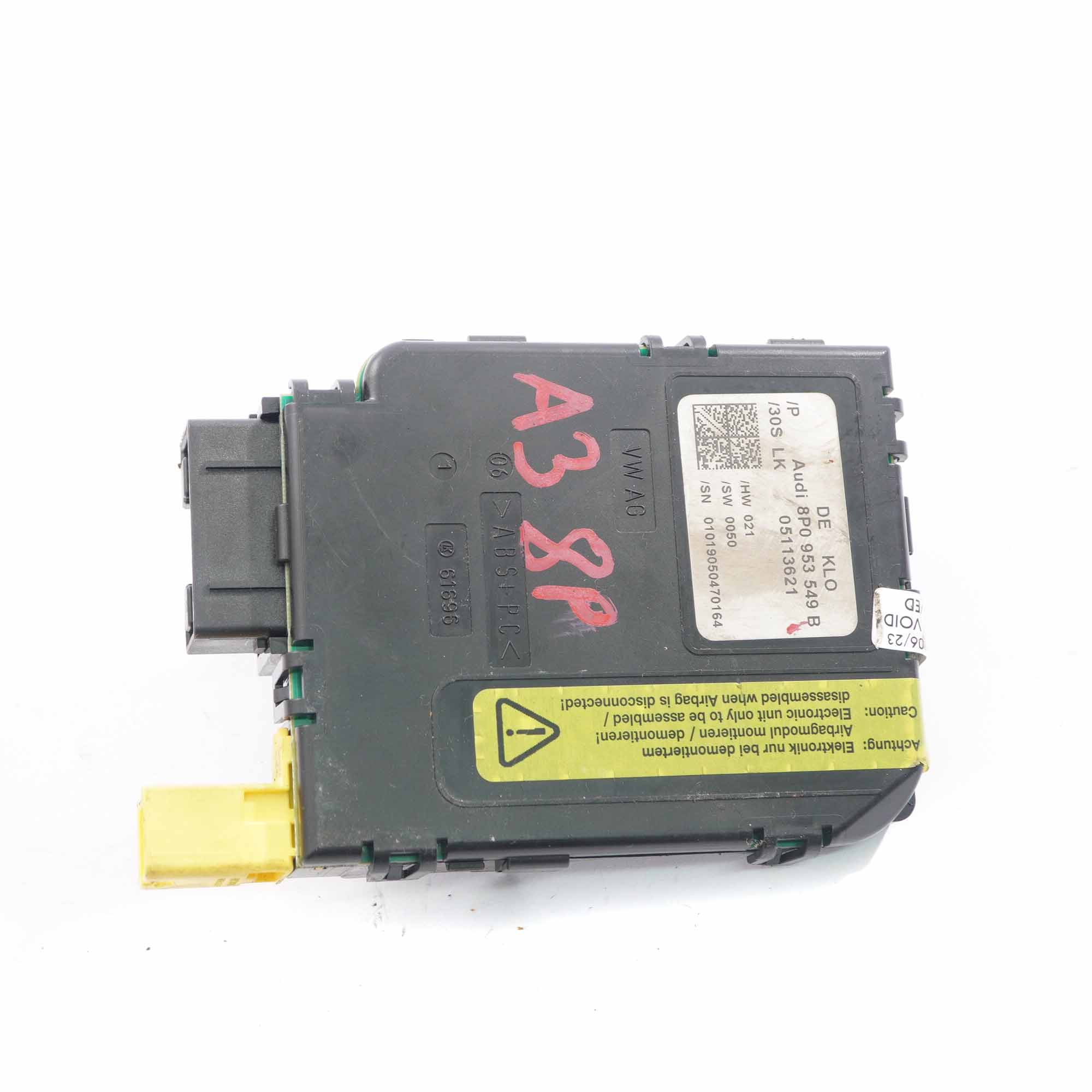 Audi A3 8P Lenkrad position Winkel sensor Steuergerät Modul 8P0953549B