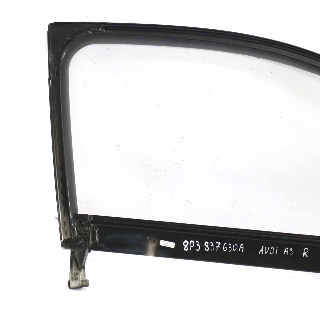 Audi A3 8P Door Window Glass Frame Front Right O/S Surround 8P3837630A