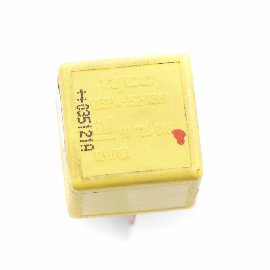 Vauxhall Opel Relay 4-Pin Tyco Unit Yellow 90226846