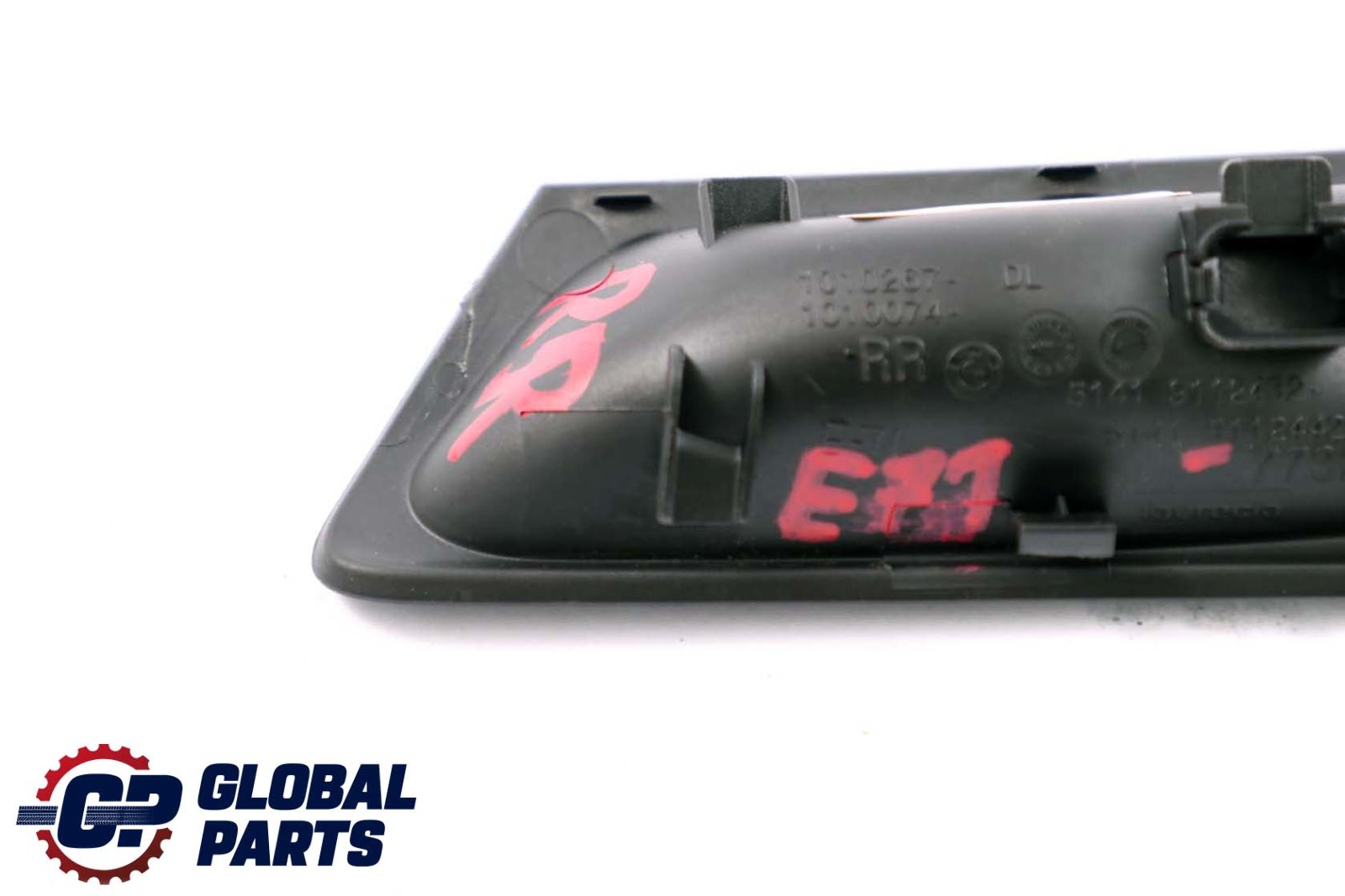 BMW X6 Series E71 Inside Rear Right Door Opener Cover O/S Black 9112442