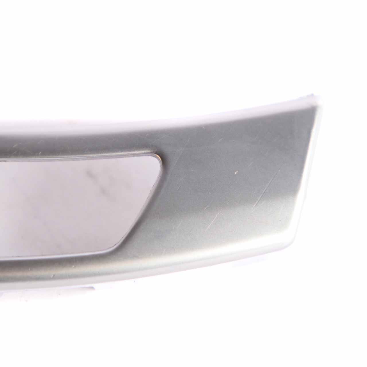 BMW F01 Mittelkonsole Armlehne Schloss Trim Panel Cover Silber 9113685