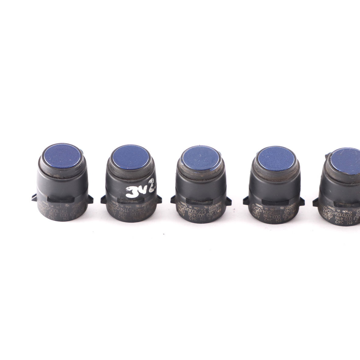 8 x Park sensor BMW E81 E87 E90 PDC Ultraschall Montego Blau A51 Set 9114342