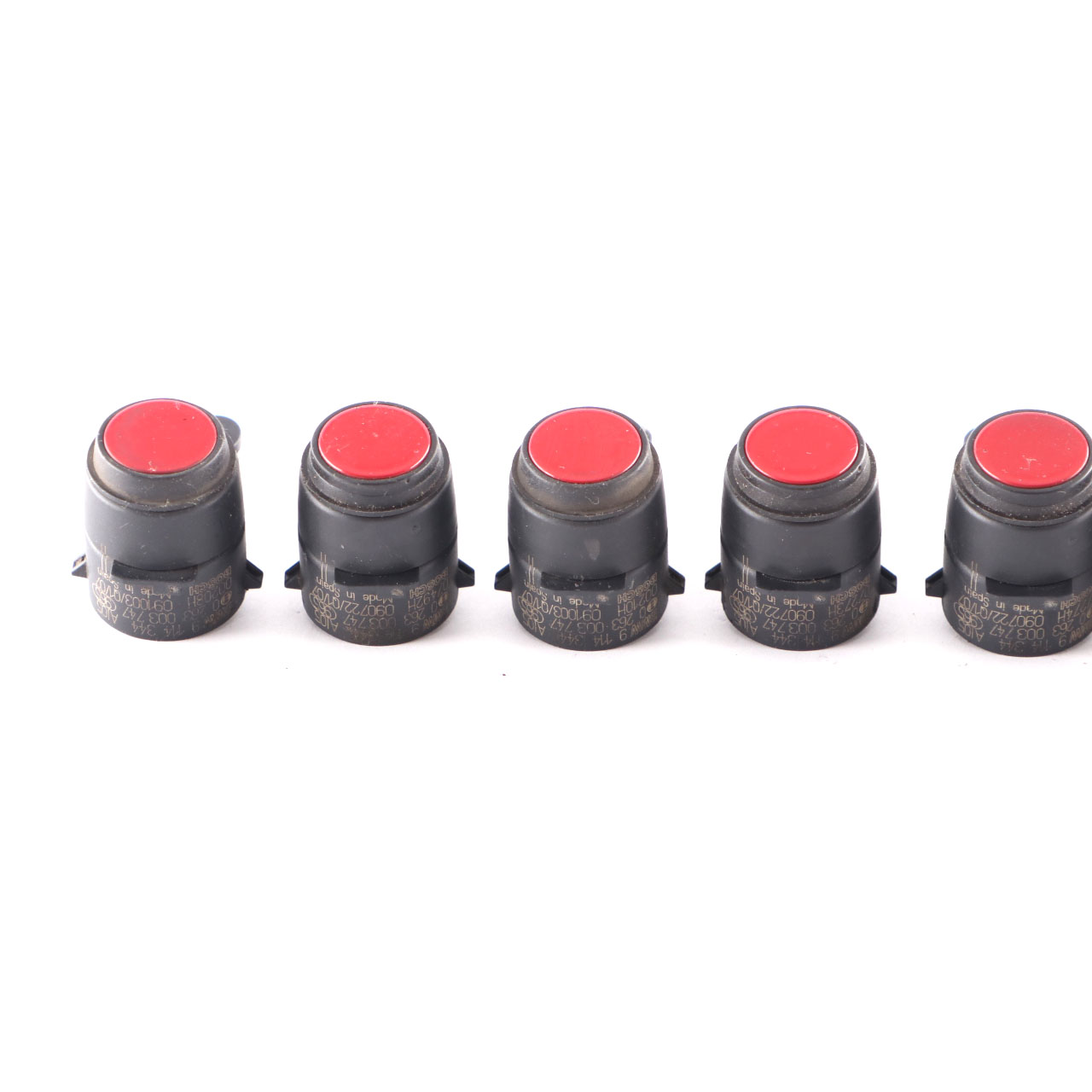 8 x Parking Sensor BMW E81 E87 E90 Ultrasonic PDC Crimson Red A61 Set 9114344