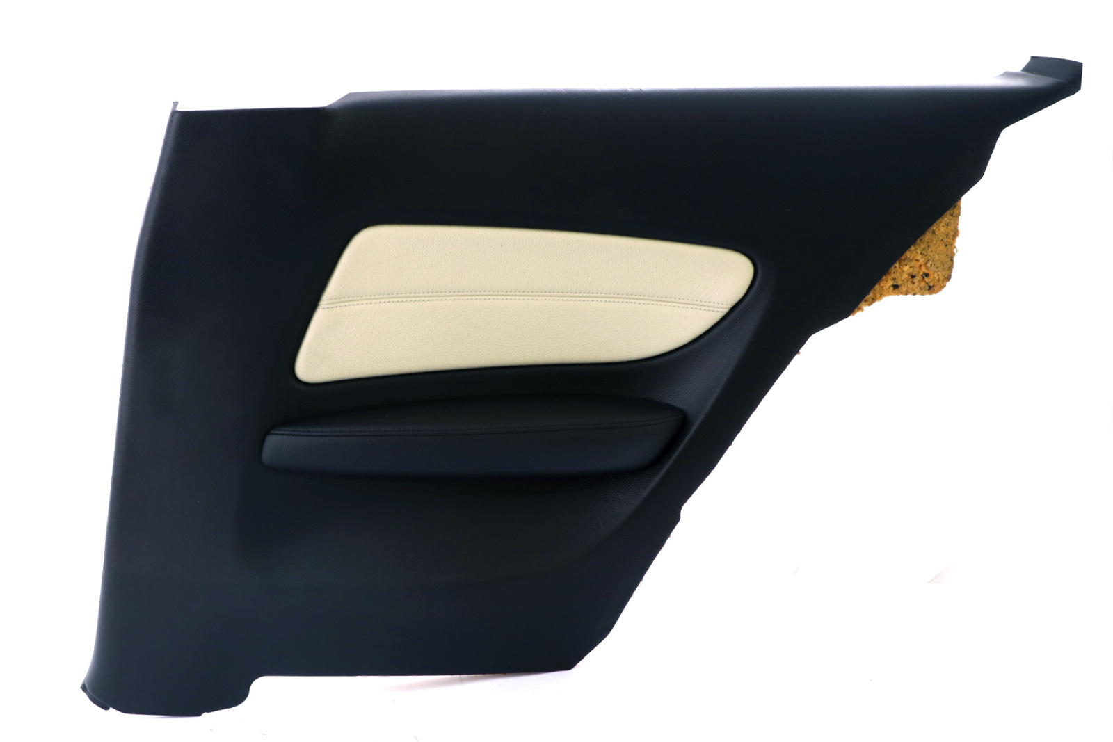 BMW 1 Series E81 Rear Right O/S Lateral Trim Panel Cover Leather Lemon 9121344